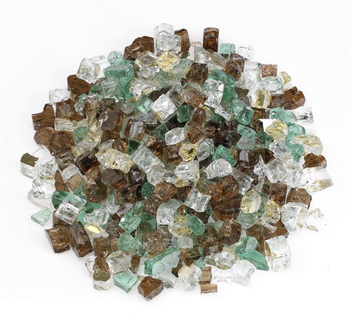 American Fire Glass 1/2" Yosemite Reflective 10 Pound Bag