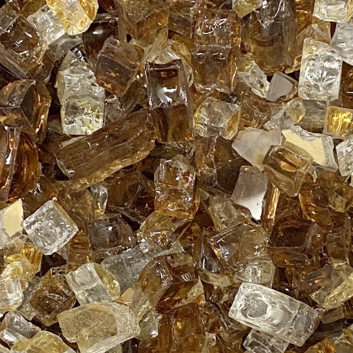 American Fire Glass 1/2" Zion Reflective 10 Pound Bag