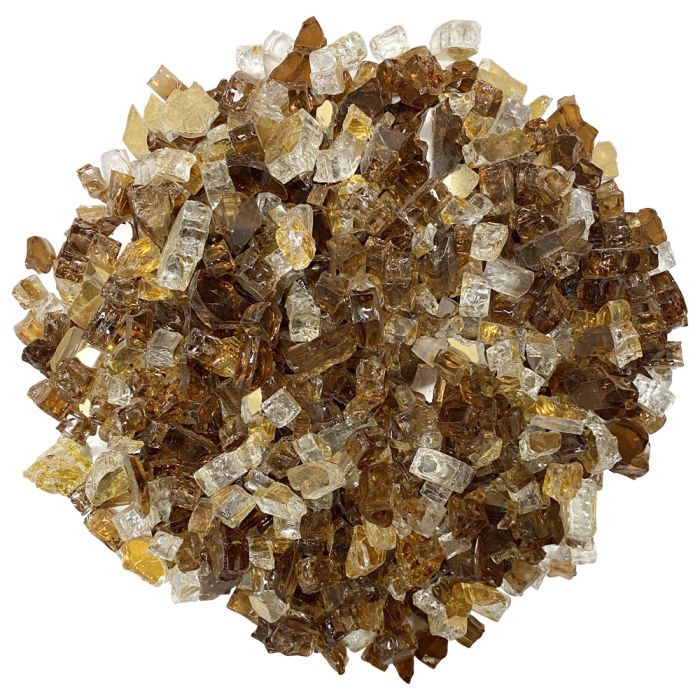 American Fire Glass 1/2" Zion Reflective 10 Pound Bag