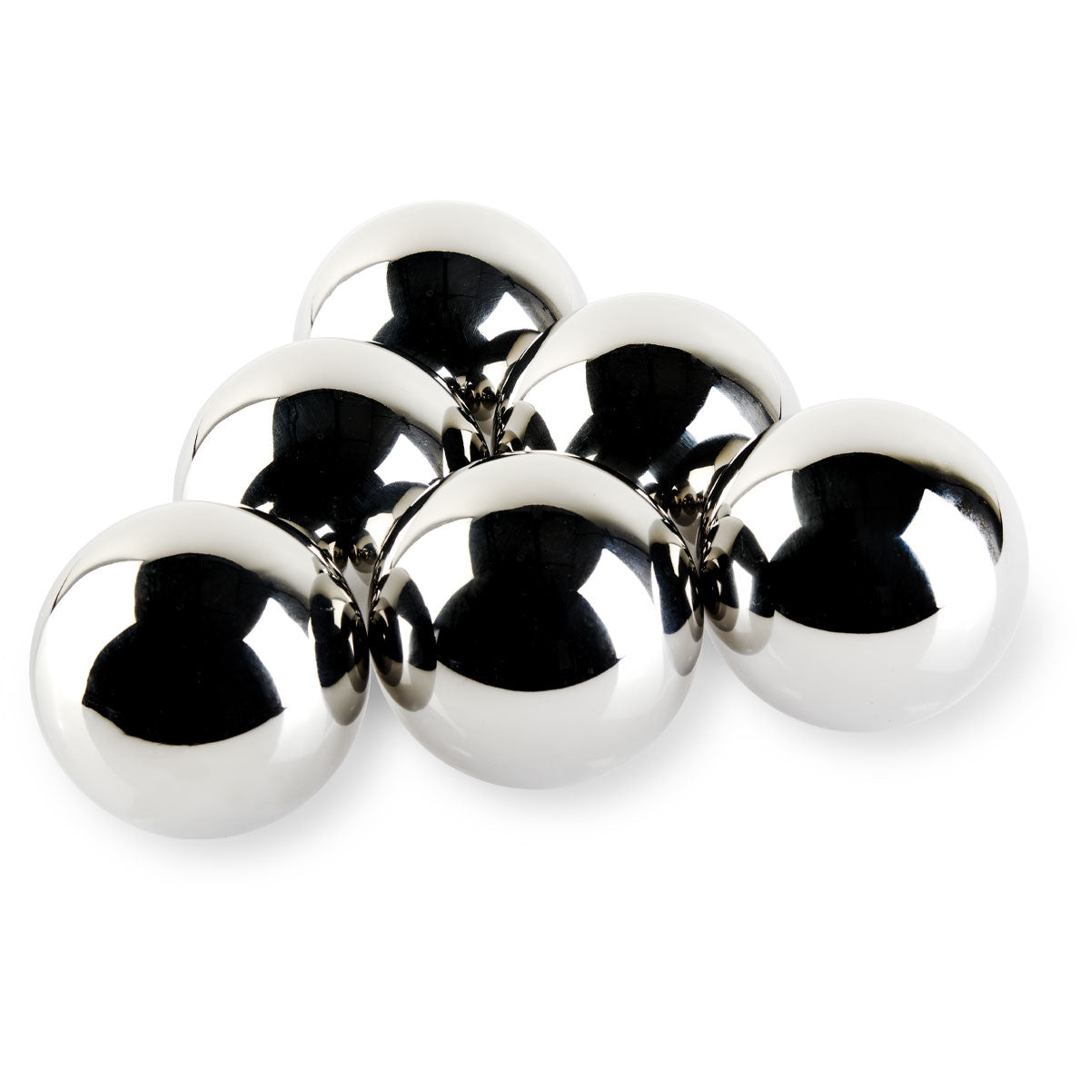 American Fire Glass 4” Stainless Steel IronFire Balls - Set of 6