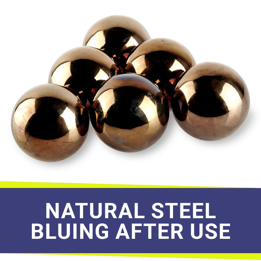 American Fire Glass 4” Stainless Steel IronFire Balls - Set of 6