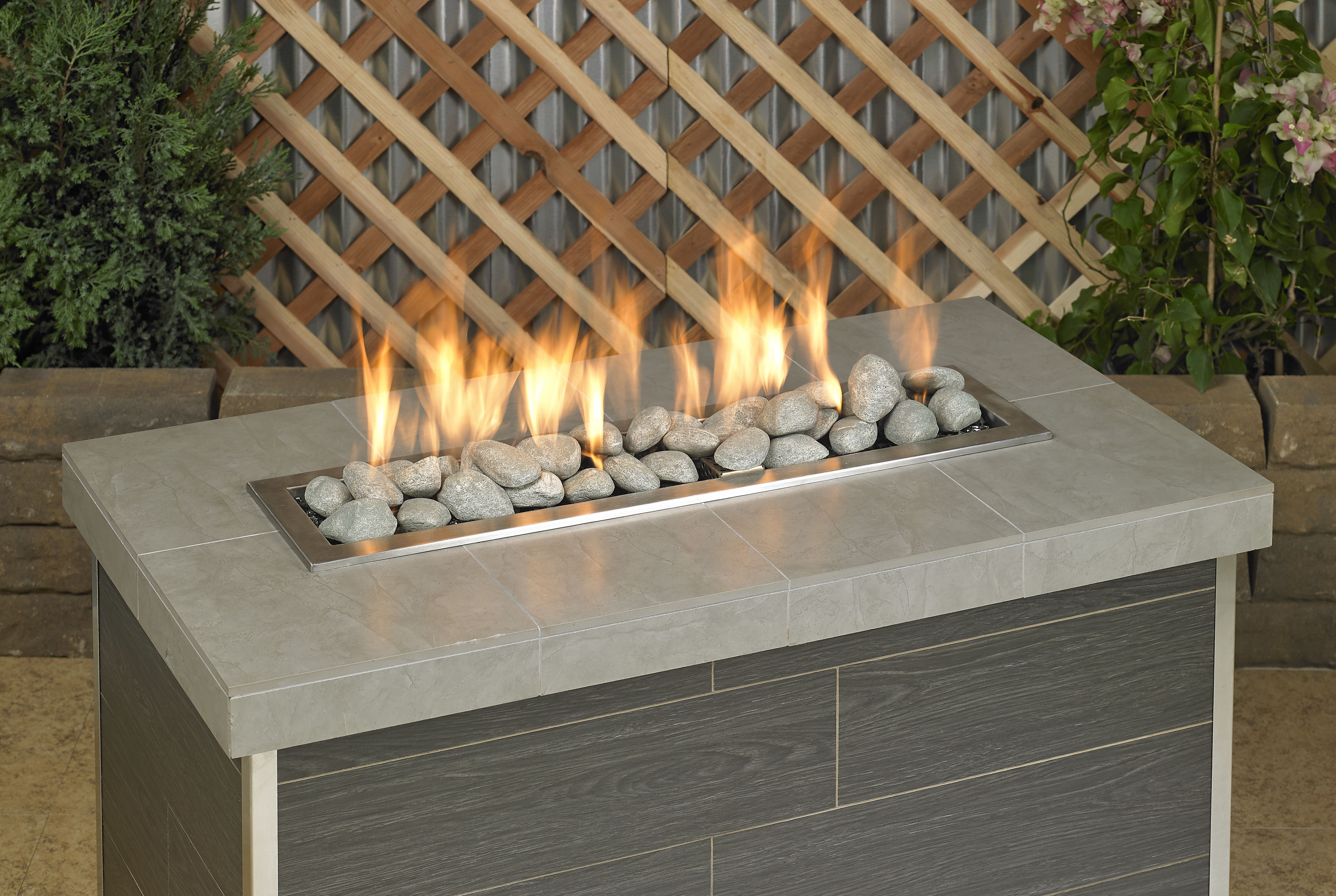 American Fire Glass Cape Gray Lite Stones Set of 15 Stones