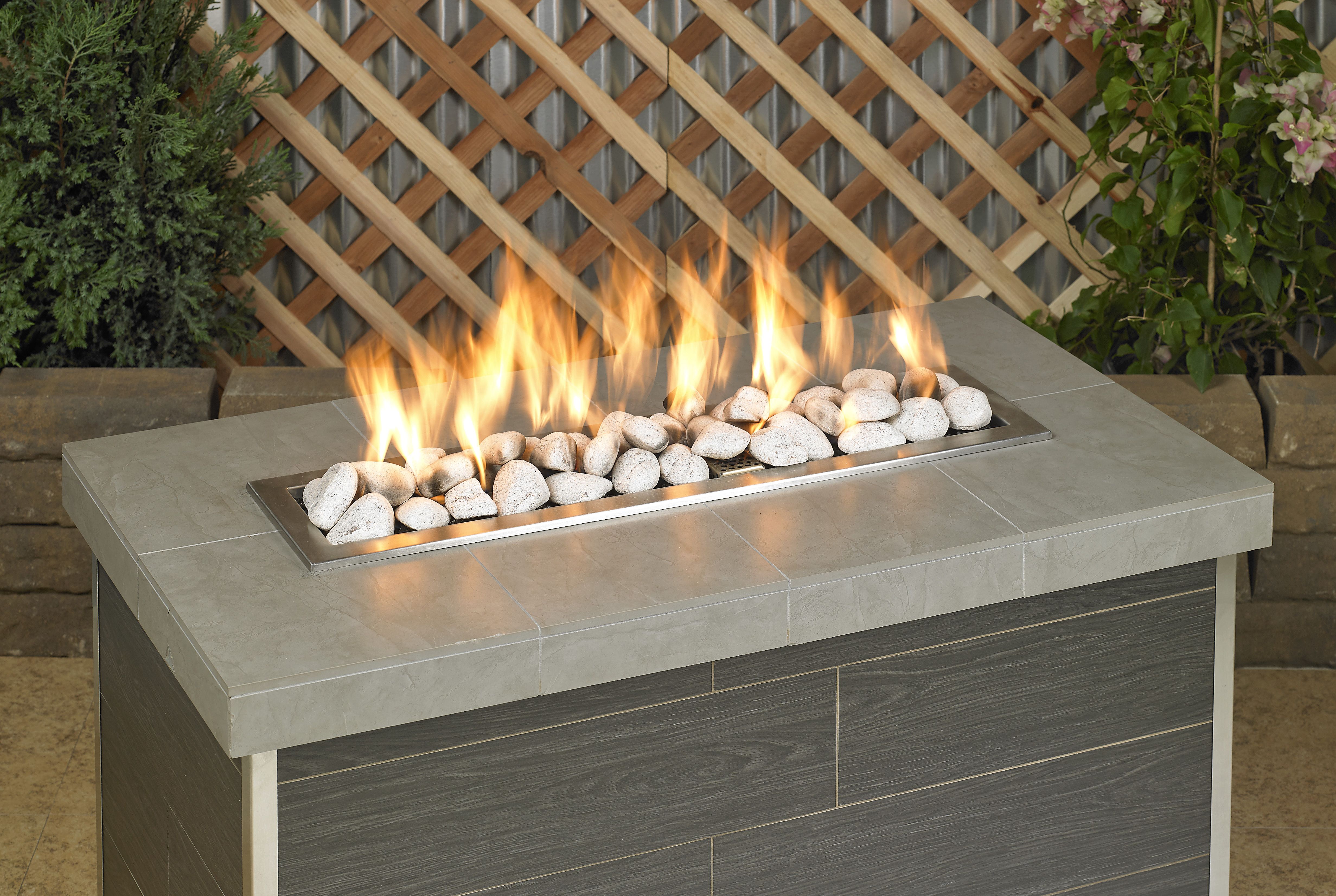 American Fire Glass Cottage White Lite Stones Set of 15 Stones