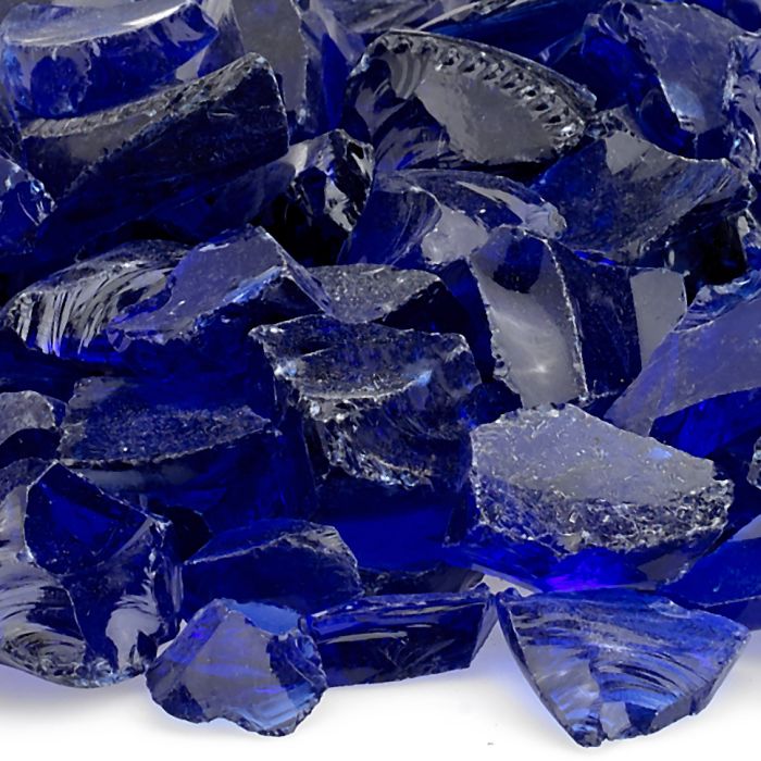 American Fire Glass Dark Blue 10 Pound Bag