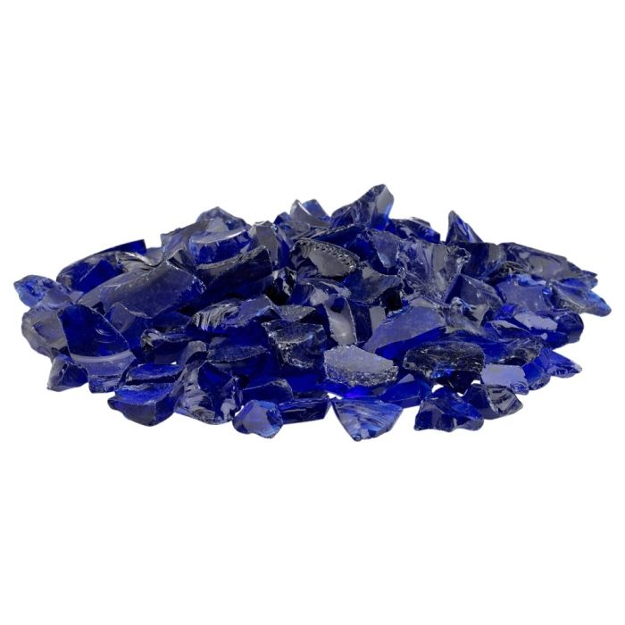 American Fire Glass Dark Blue 10 Pound Bag