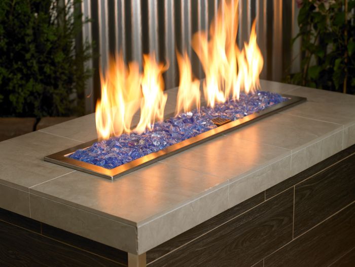 American Fire Glass Light Blue 10 Pound Bag