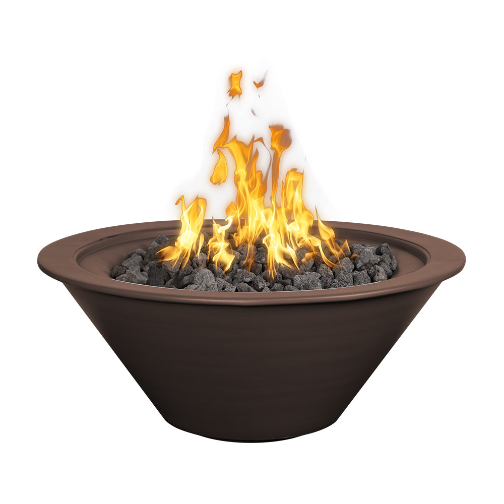 The Outdoor Plus  Round Cazo Fire Bowl - Powder Coated Metal 30-Inch - Backyard Ember