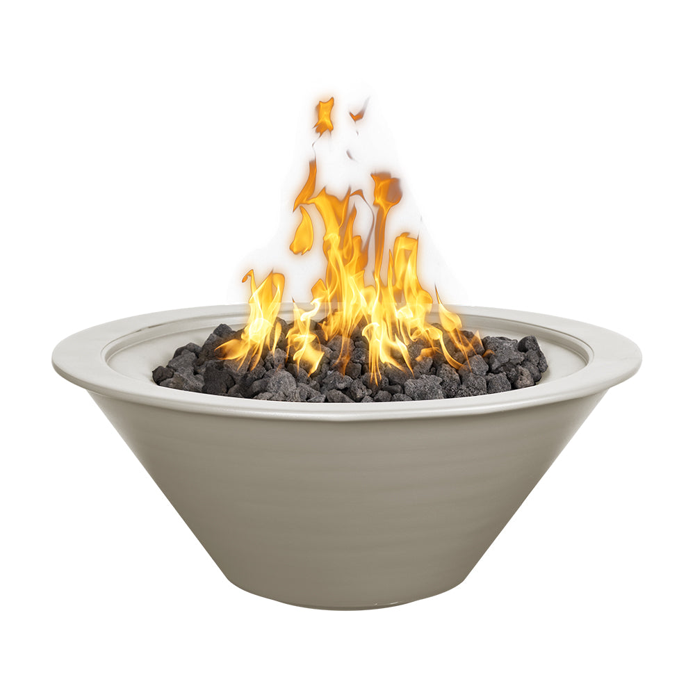 The Outdoor Plus  Round Cazo Fire Bowl - Powder Coated Metal 30-Inch - Backyard Ember