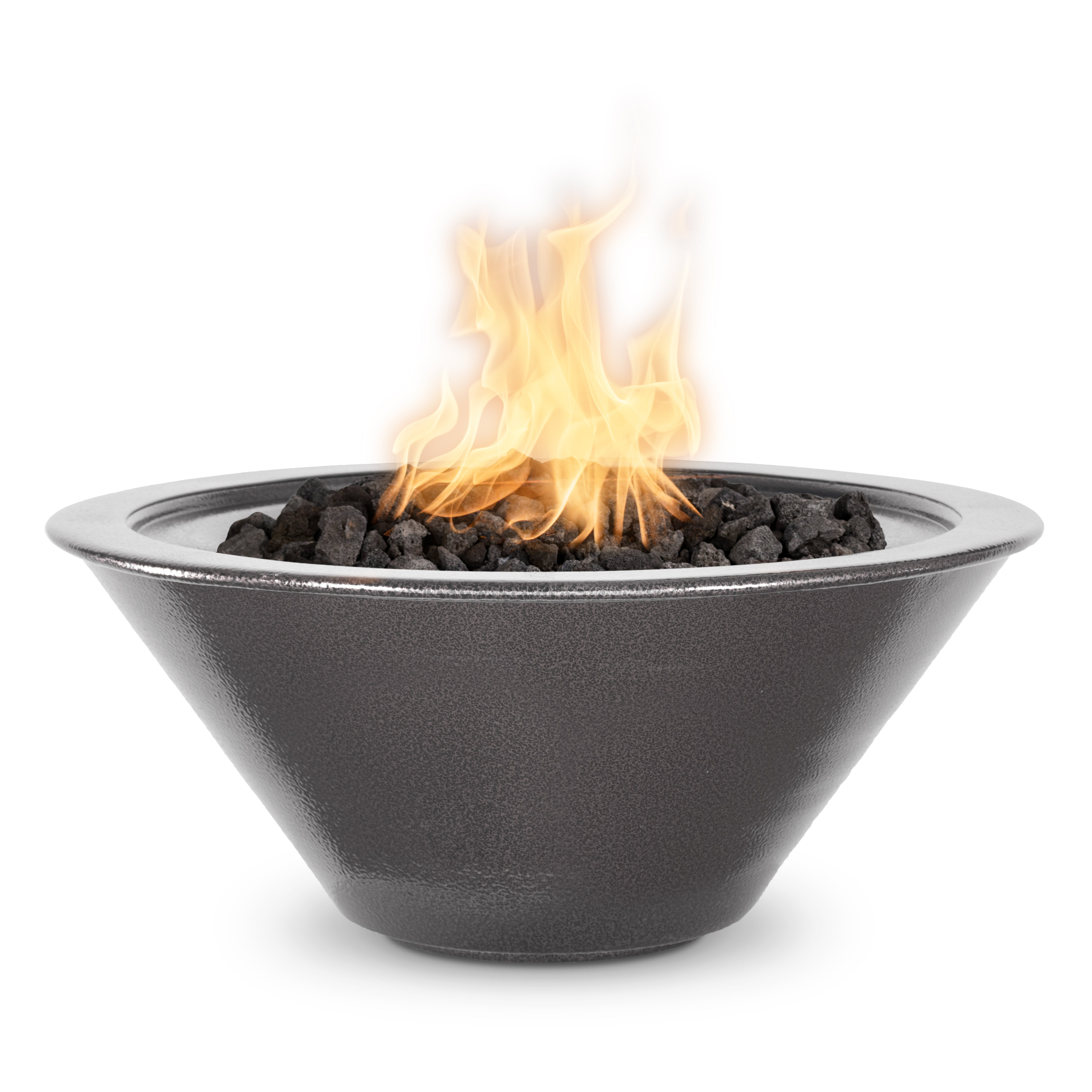 The Outdoor Plus  Round Cazo Fire Bowl - Powder Coated Metal 30-Inch - Backyard Ember