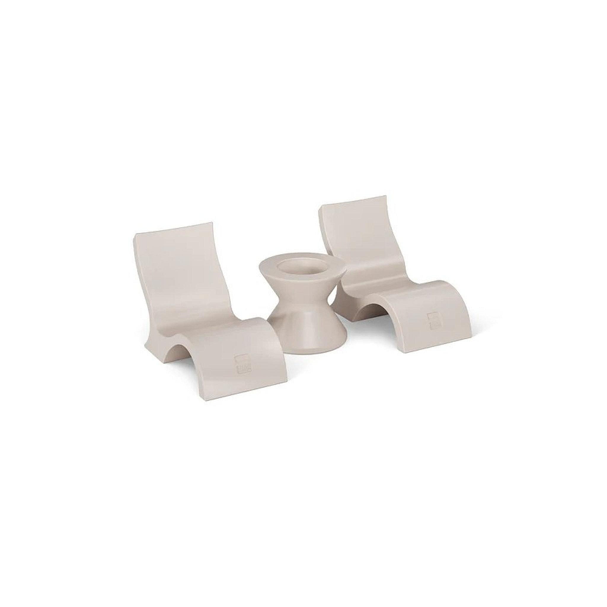Signature Lowback Chair and Side Table In-Pool Set