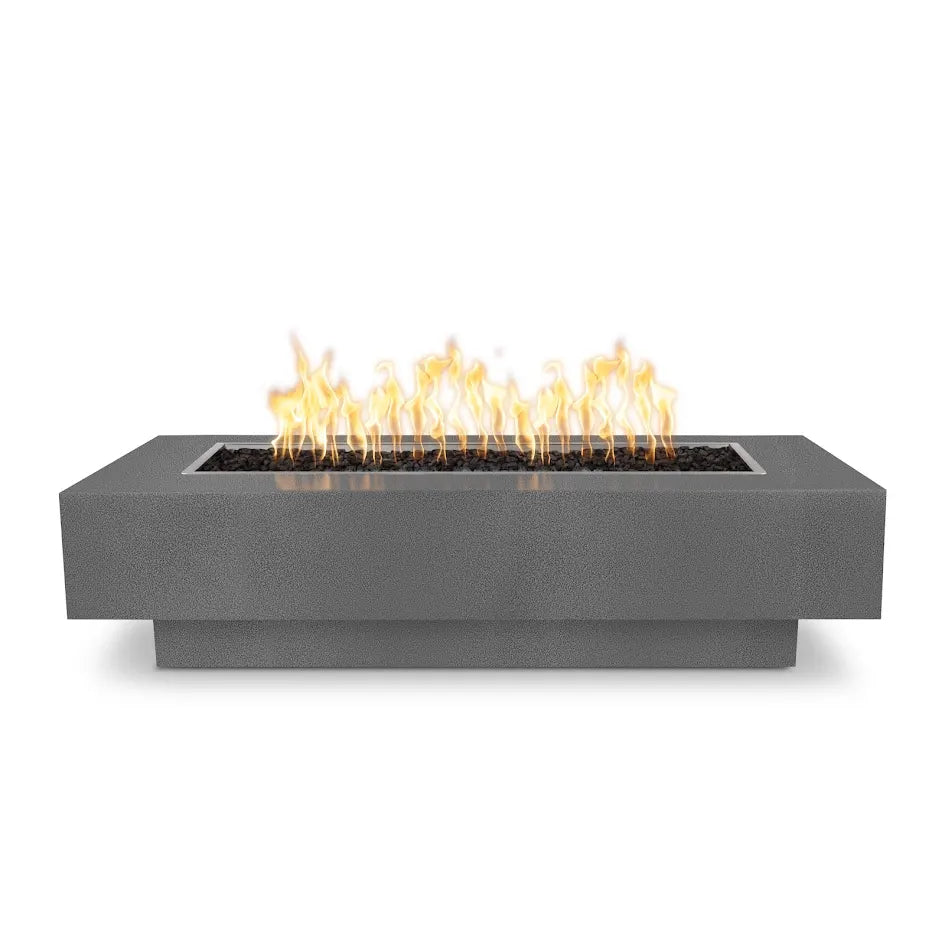 The Outdoor Plus Rectangular Coronado Fire Pit - Powder Coated Metal Fire Pit 60x28-Inch