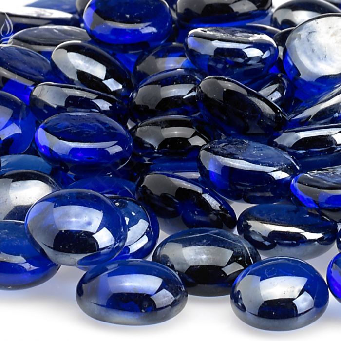 American Fire Glass Royal Blue Luster Firebeads 10 Pound Bag