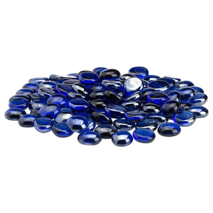 American Fire Glass Royal Blue Luster Firebeads 10 Pound Bag