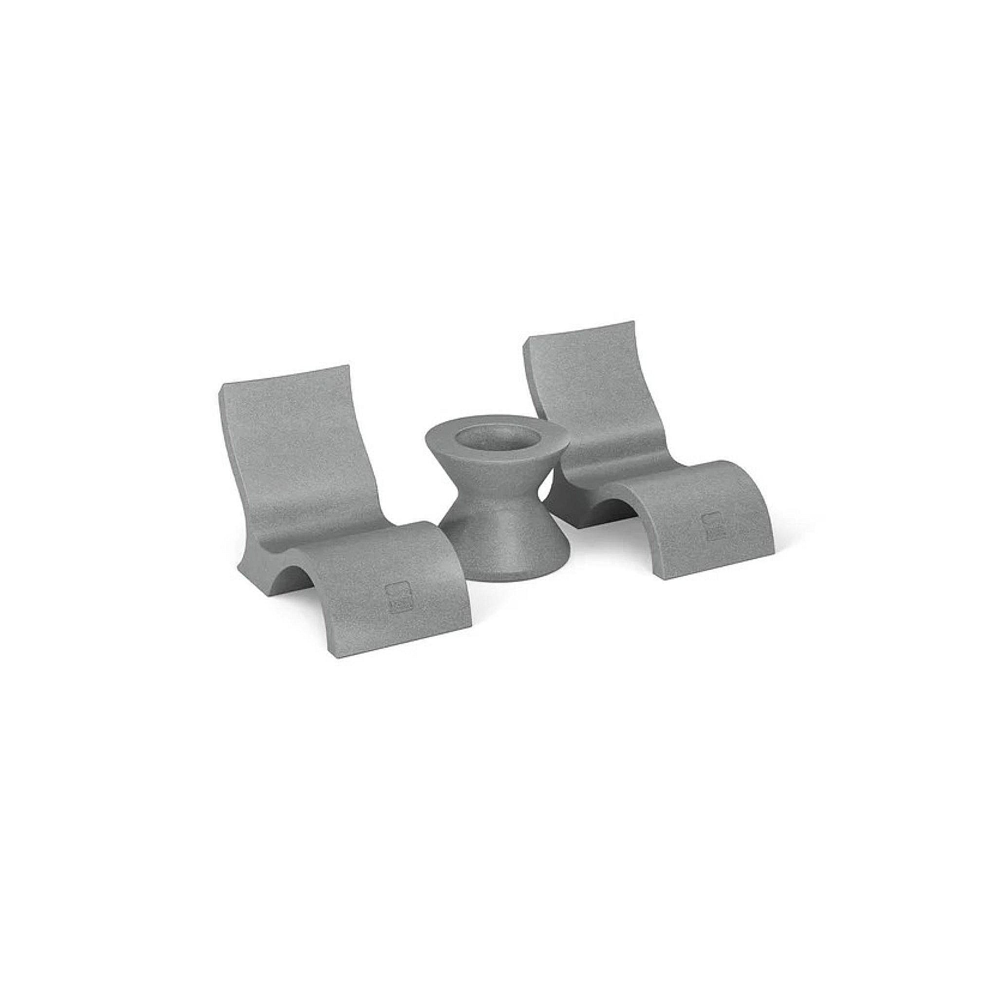 Signature Lowback Chair and Side Table In-Pool Set