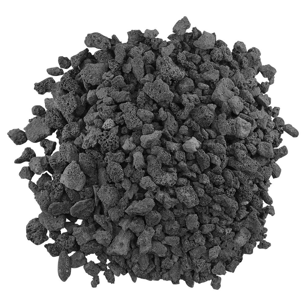 American Fire Products 1/2" - 1" Medium Black Lava Rock