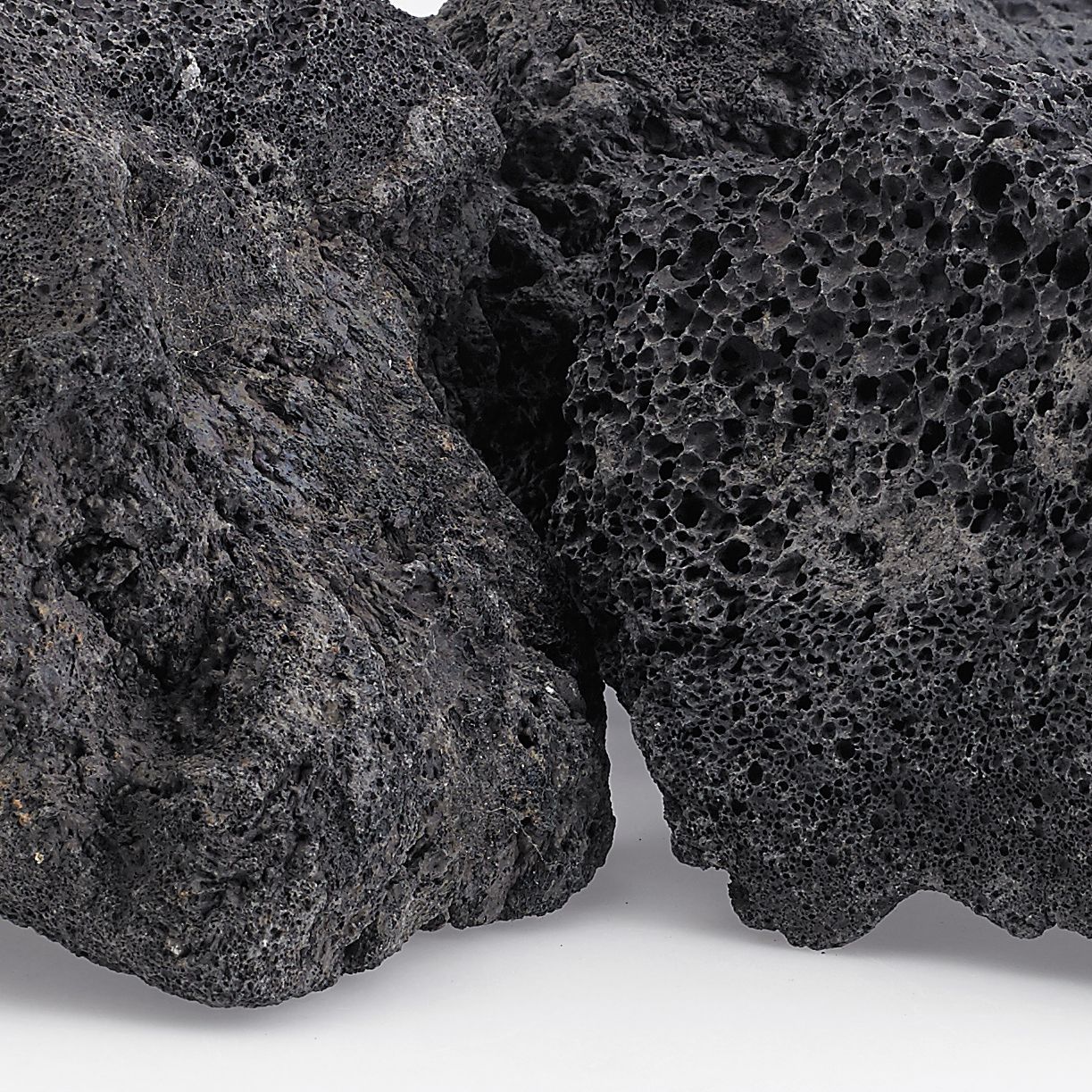 American Fire Products Extra Large Black Lava Rock 4"-6" - 10 Pounds