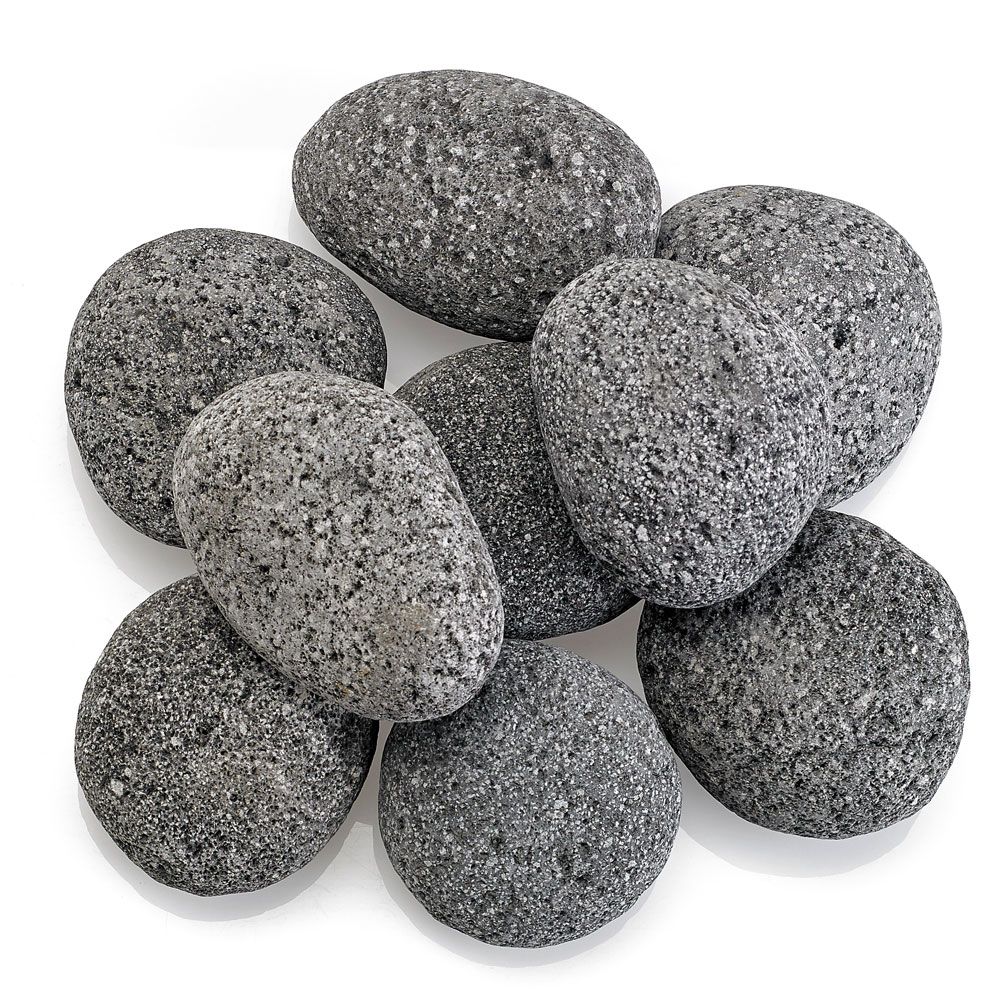 American Fire Products 2" - 4" Large Gray Tumbled Lava Stone