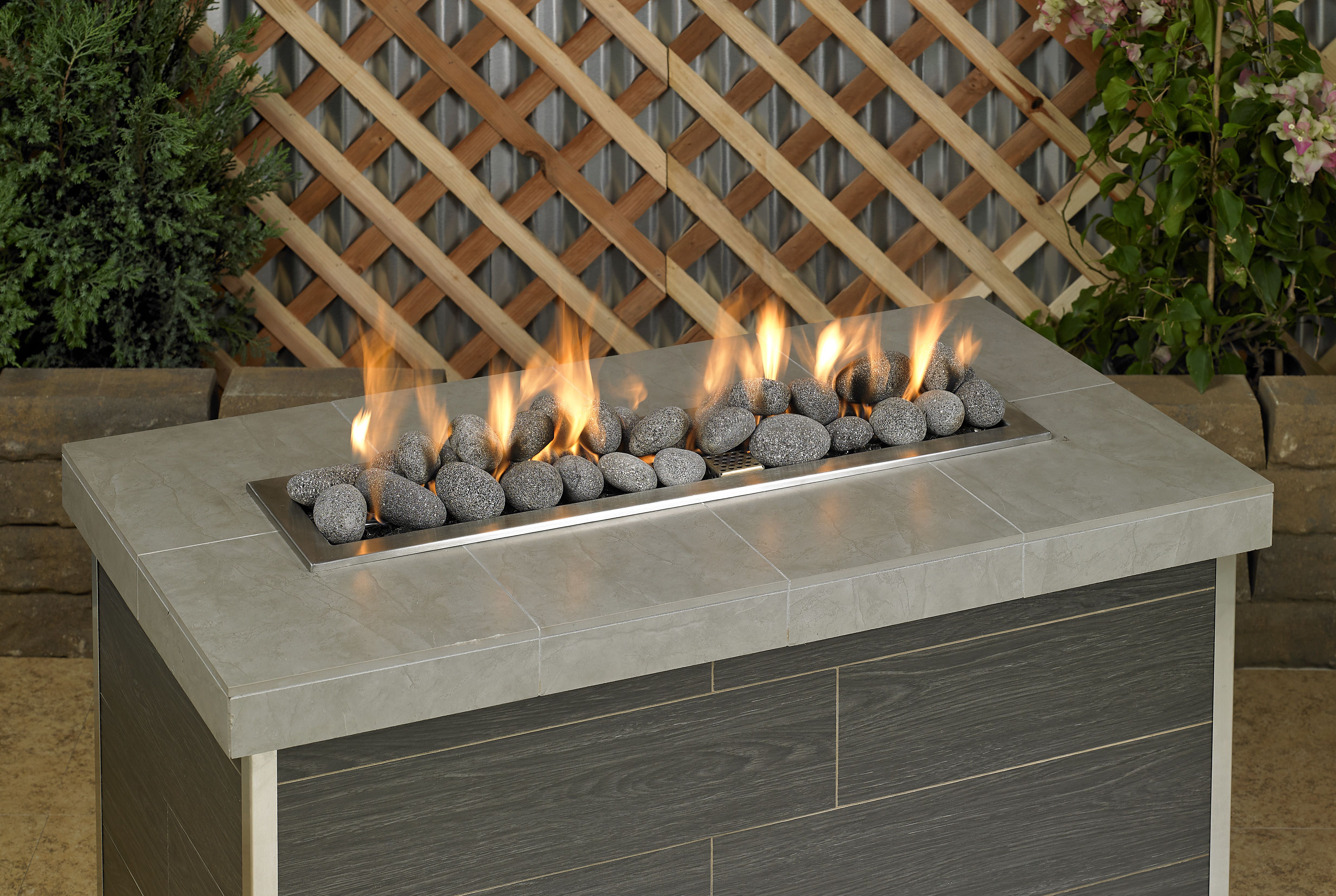 American Fire Products 2" - 4" Large Gray Tumbled Lava Stone