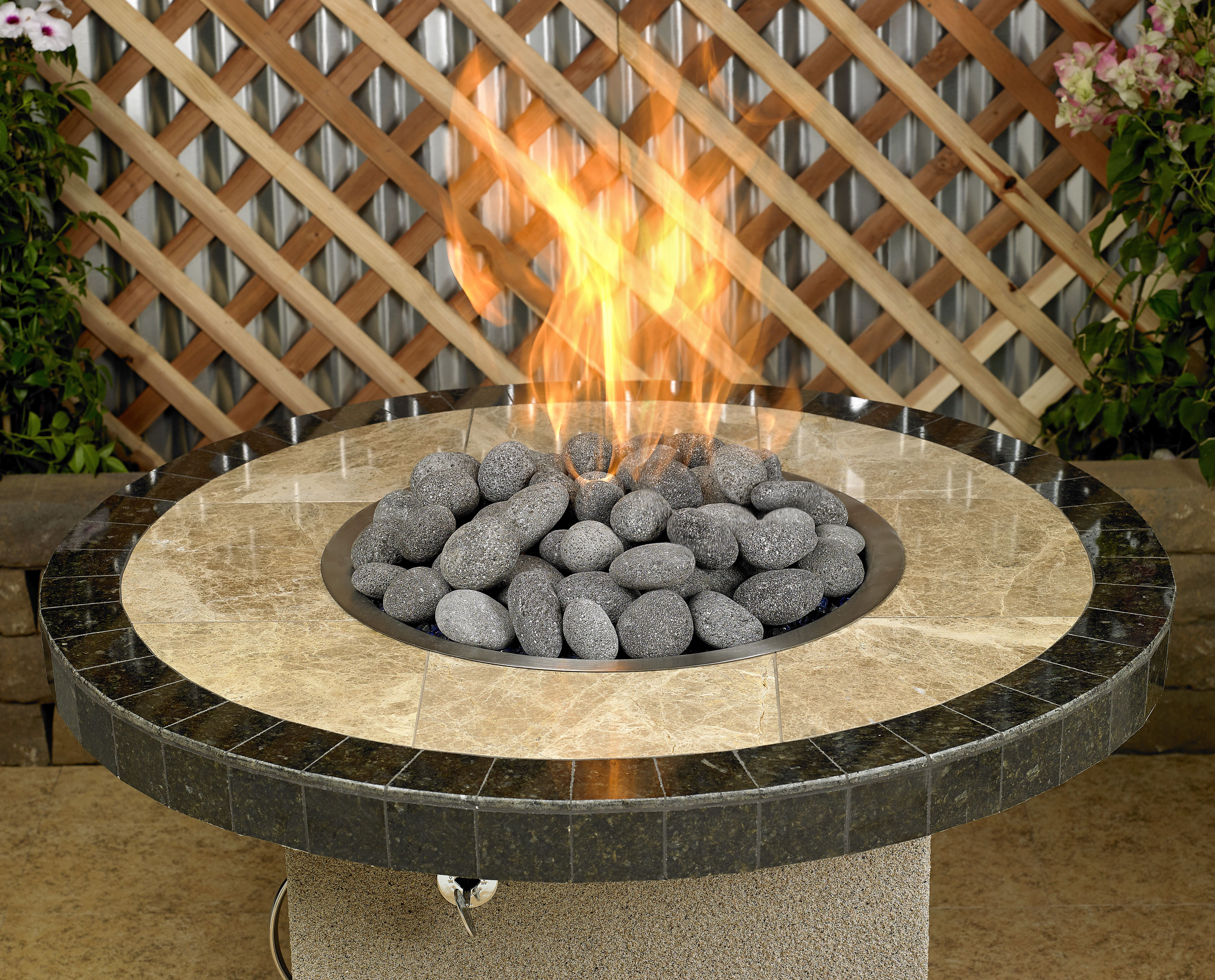 American Fire Products 2" - 4" Large Gray Tumbled Lava Stone