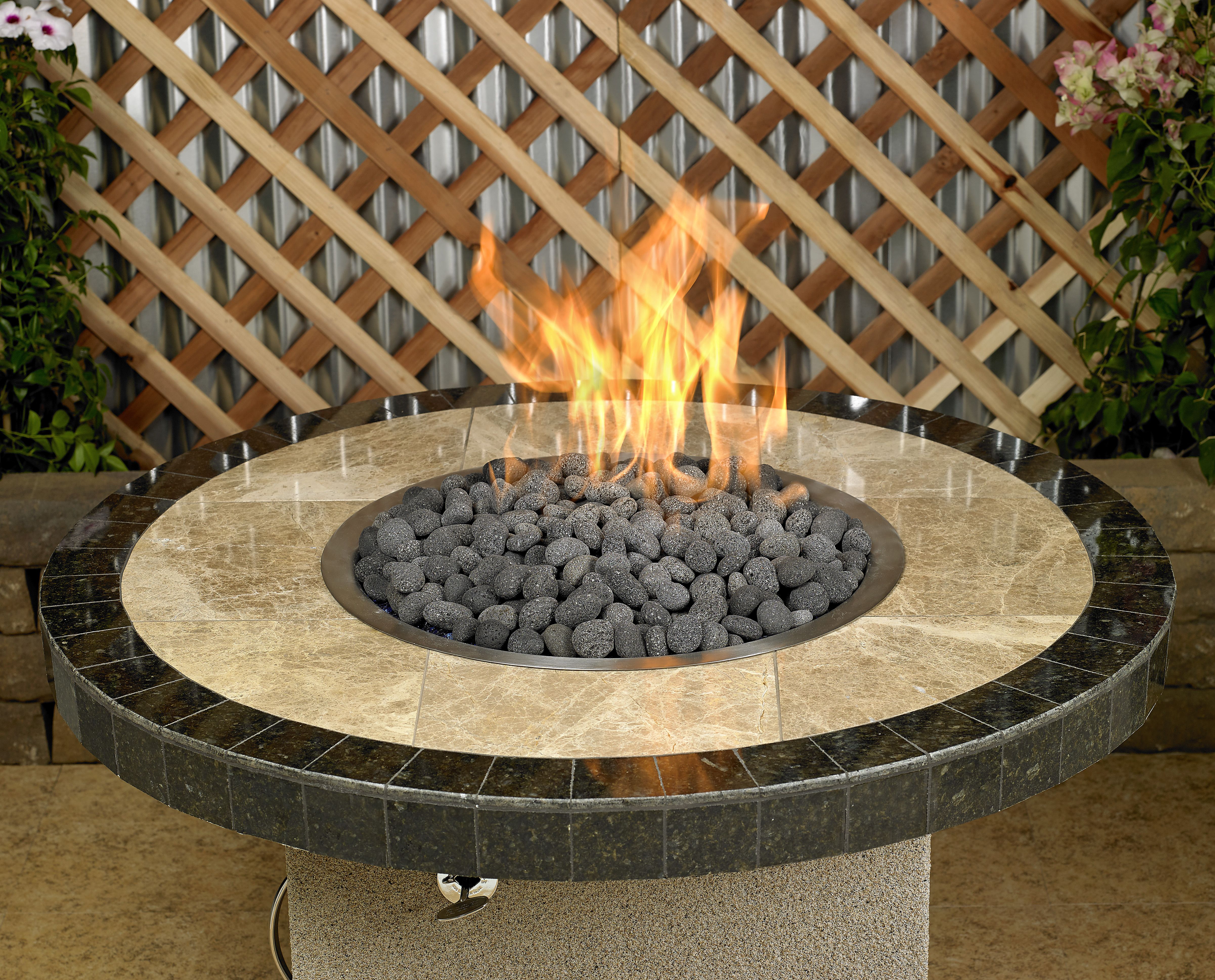 American Fire Products 1/2" - 1" Small Gray Tumbled Lava Stone