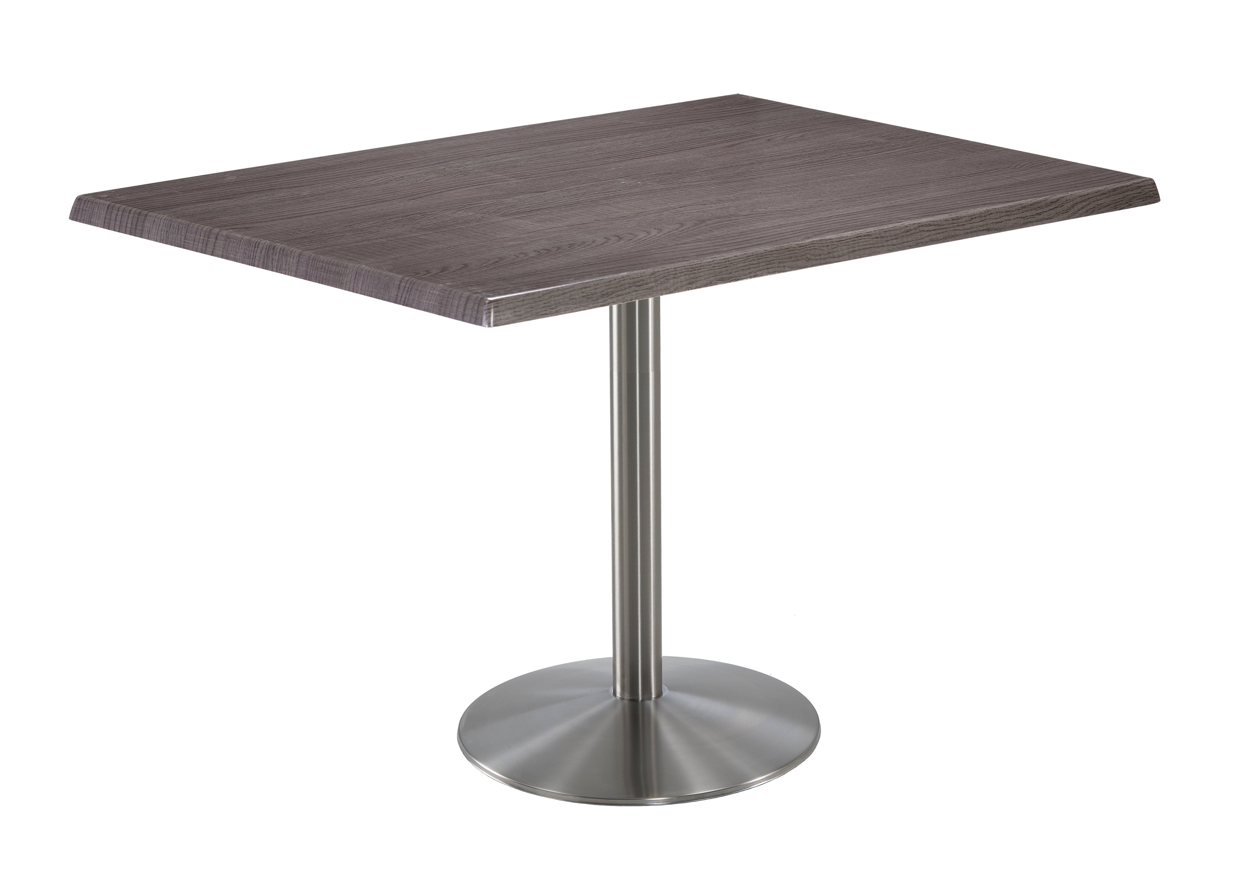 Holland Bar Stool 36-Inch Counter Height Rectangle (30" x 48") Patio Table - Indoor/Outdoor, Stainless Steel Base