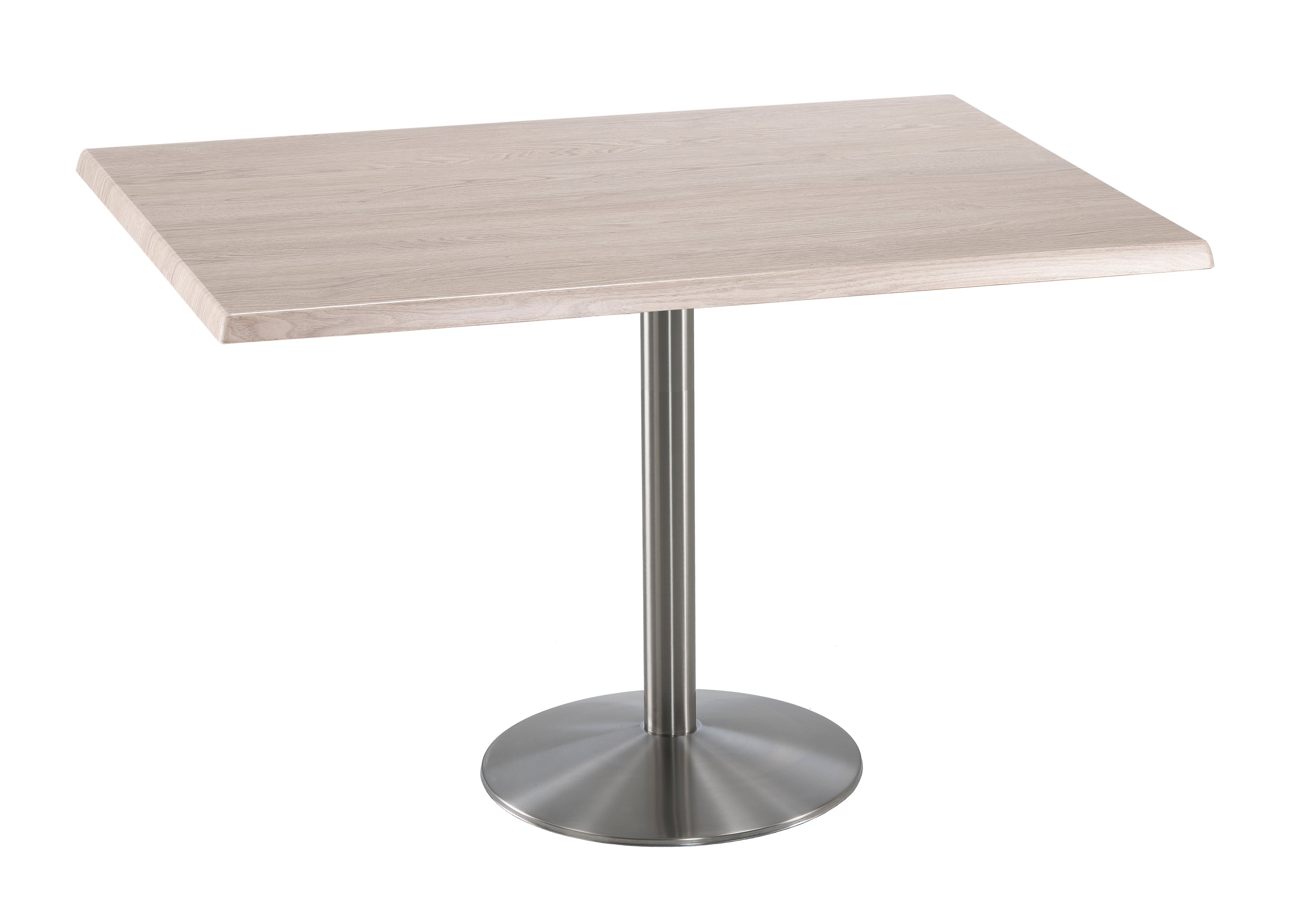 Holland Bar Stool 36-Inch Counter Height Rectangle (30" x 48") Patio Table - Indoor/Outdoor, Stainless Steel Base