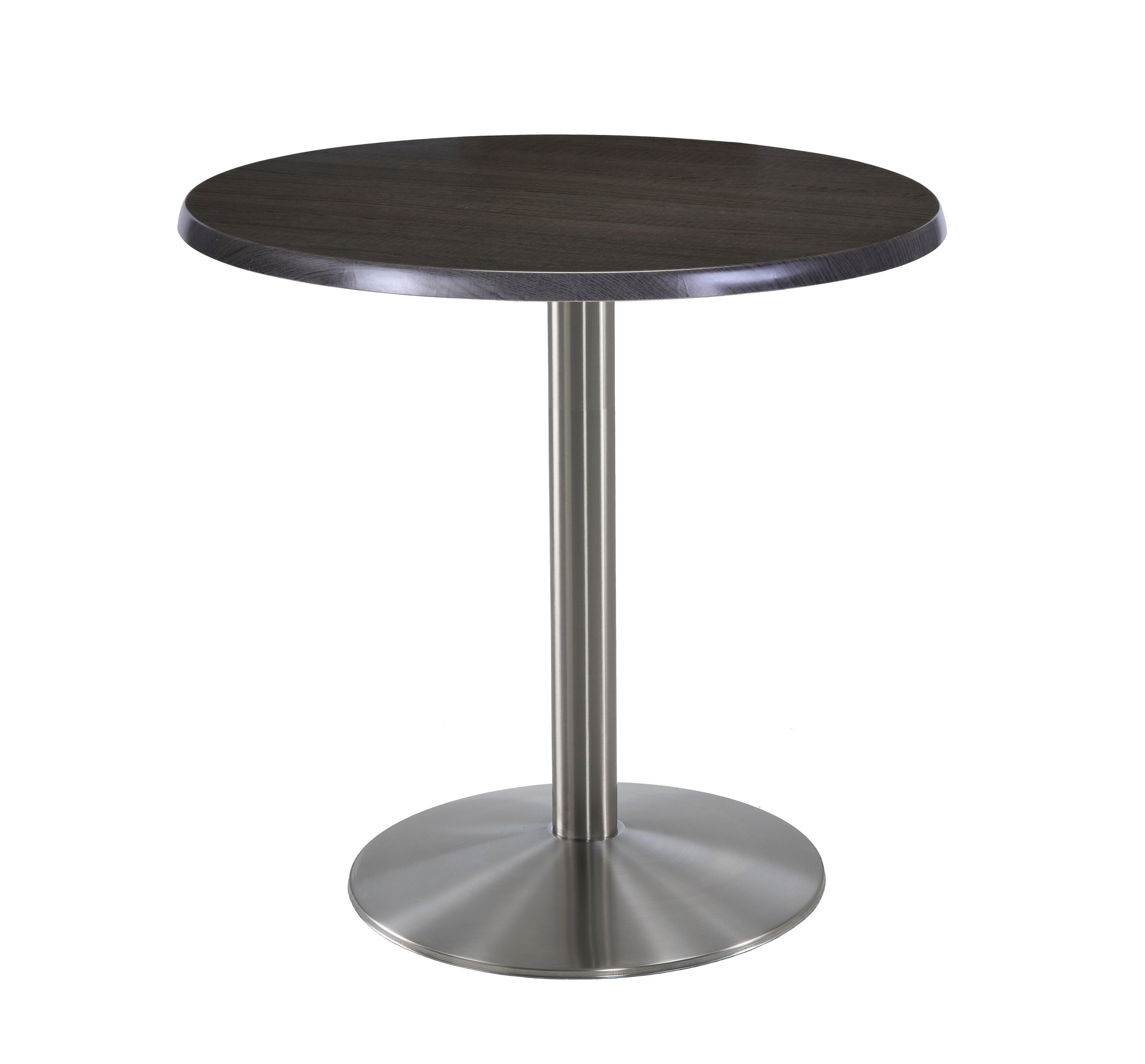 Holland Bar Stool 36-Inch Counter Height Round Patio Table - Indoor/Outdoor, Stainless Steel Base