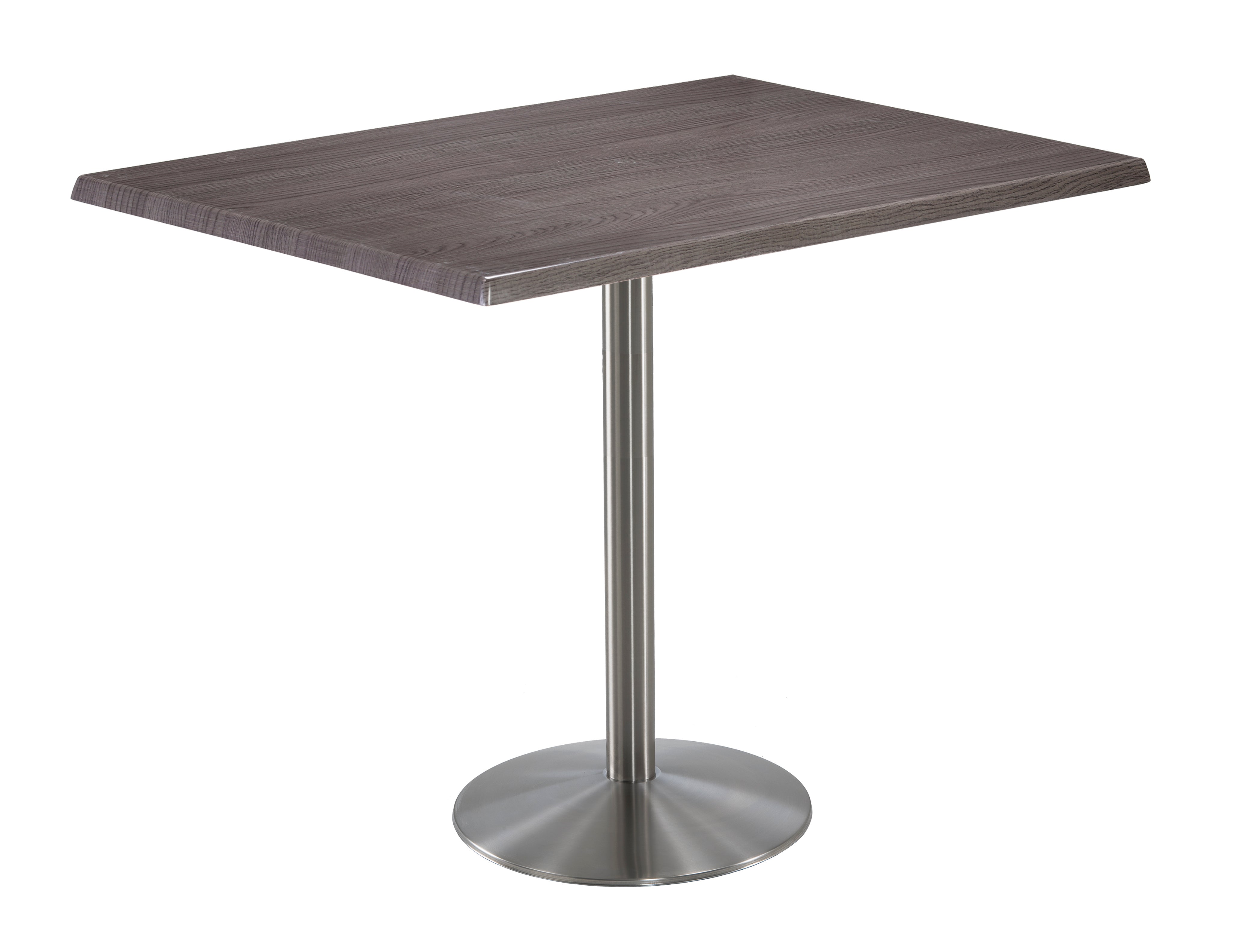 Holland Bar Stool 42-Inch Bar Height Rectangle (30" x 48") Patio Table - Indoor/Outdoor, Stainless Steel Base