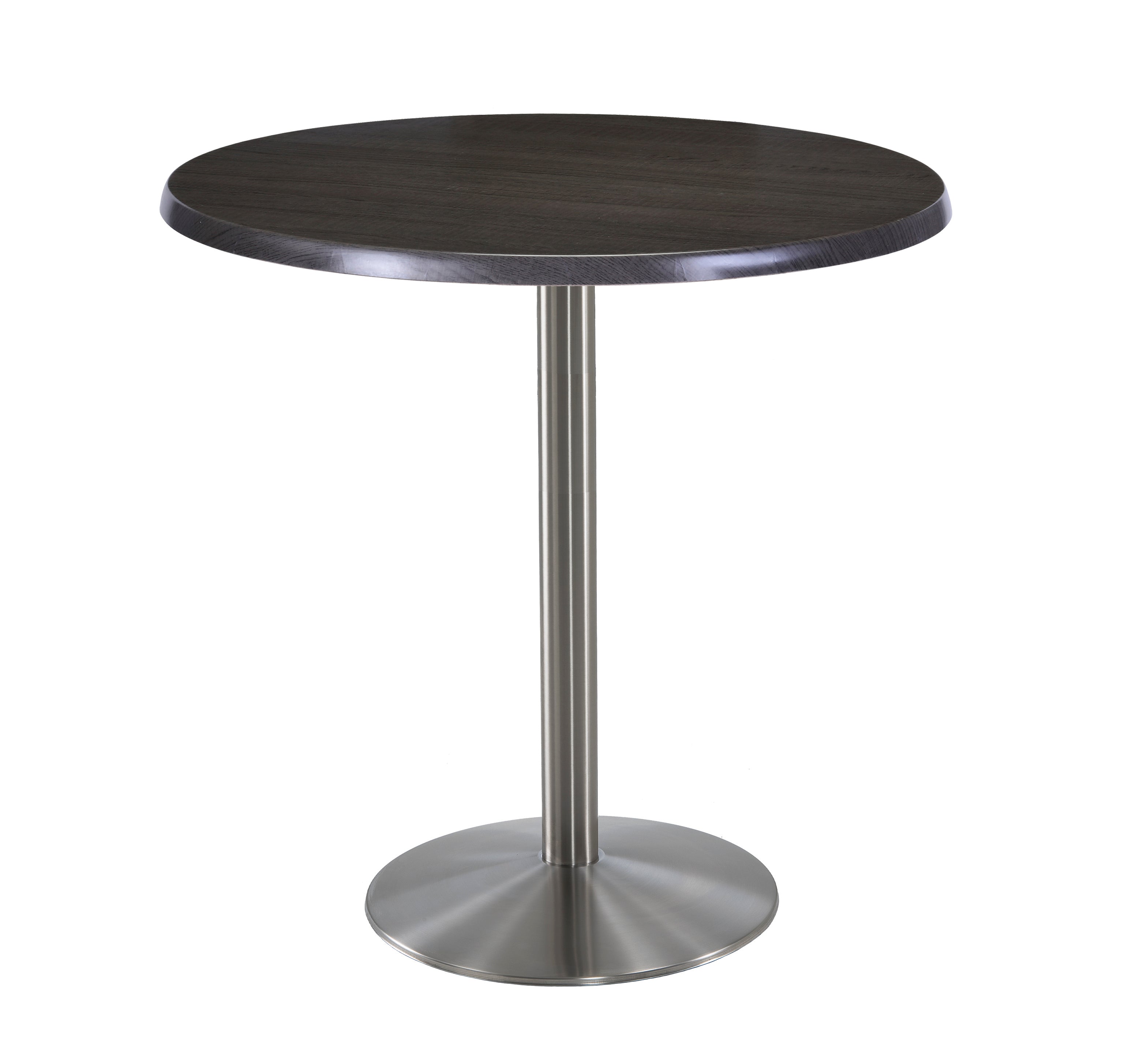 Holland Bar Stool 42-Inch Bar Height Round Patio Table - Indoor/Outdoor, Stainless Steel Base