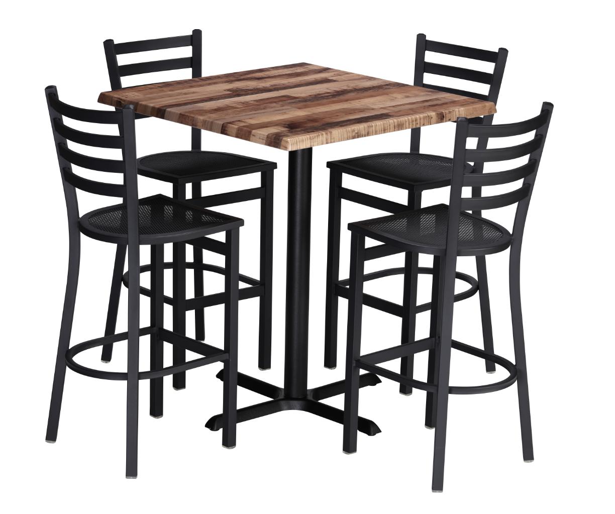 Holland Bar Stool Outdoor Jackie 25" Counter Stool with Black Wrinkle Finish