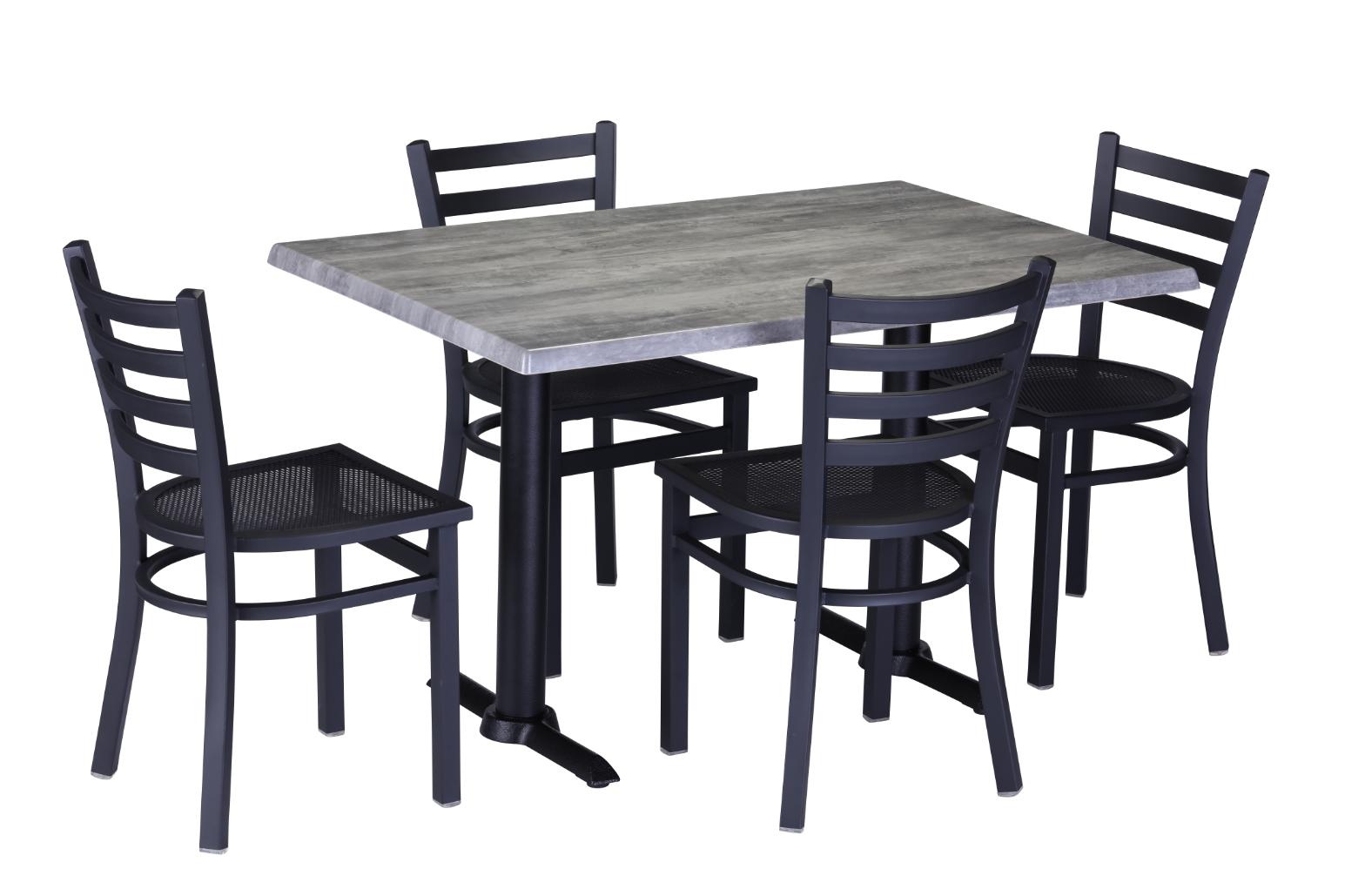 Holland Bar Stool Outdoor Jackie 18" Chair with Black Wrinkle Finish