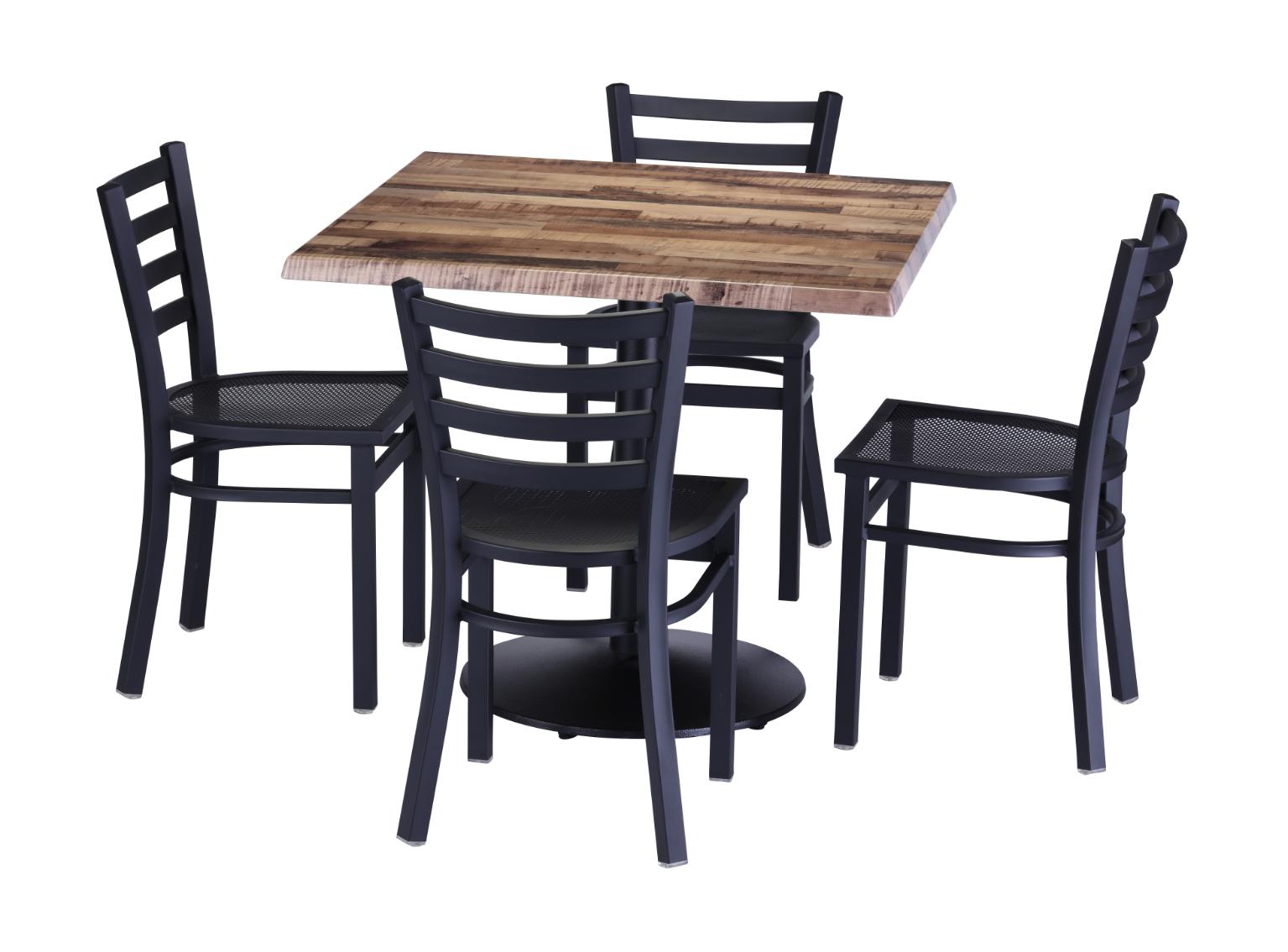 Holland Bar Stool Outdoor Jackie 18" Chair with Black Wrinkle Finish