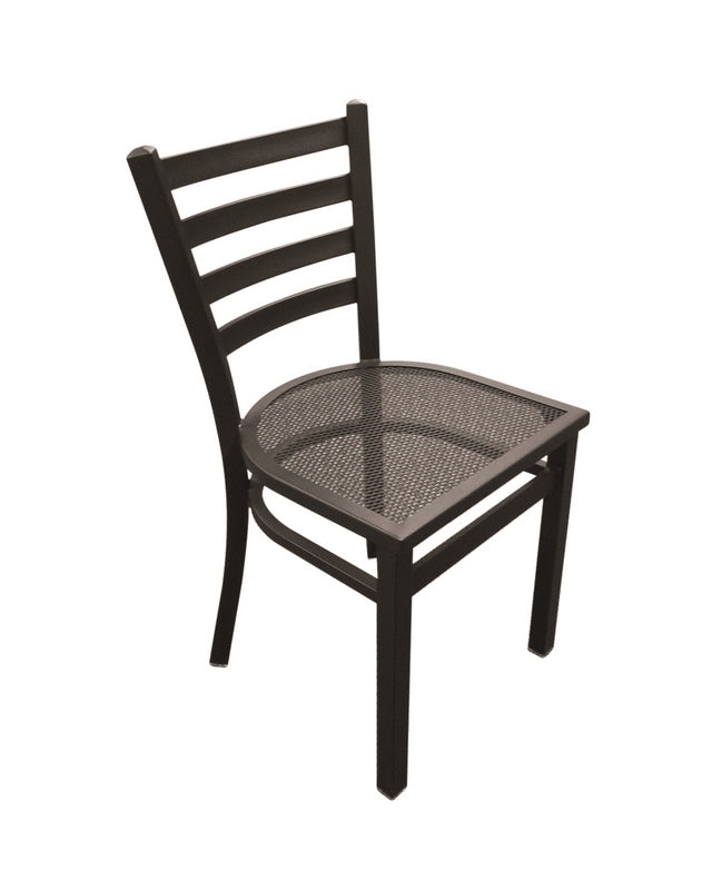 Holland Bar Stool Outdoor Jackie 18" Chair with Black Wrinkle Finish