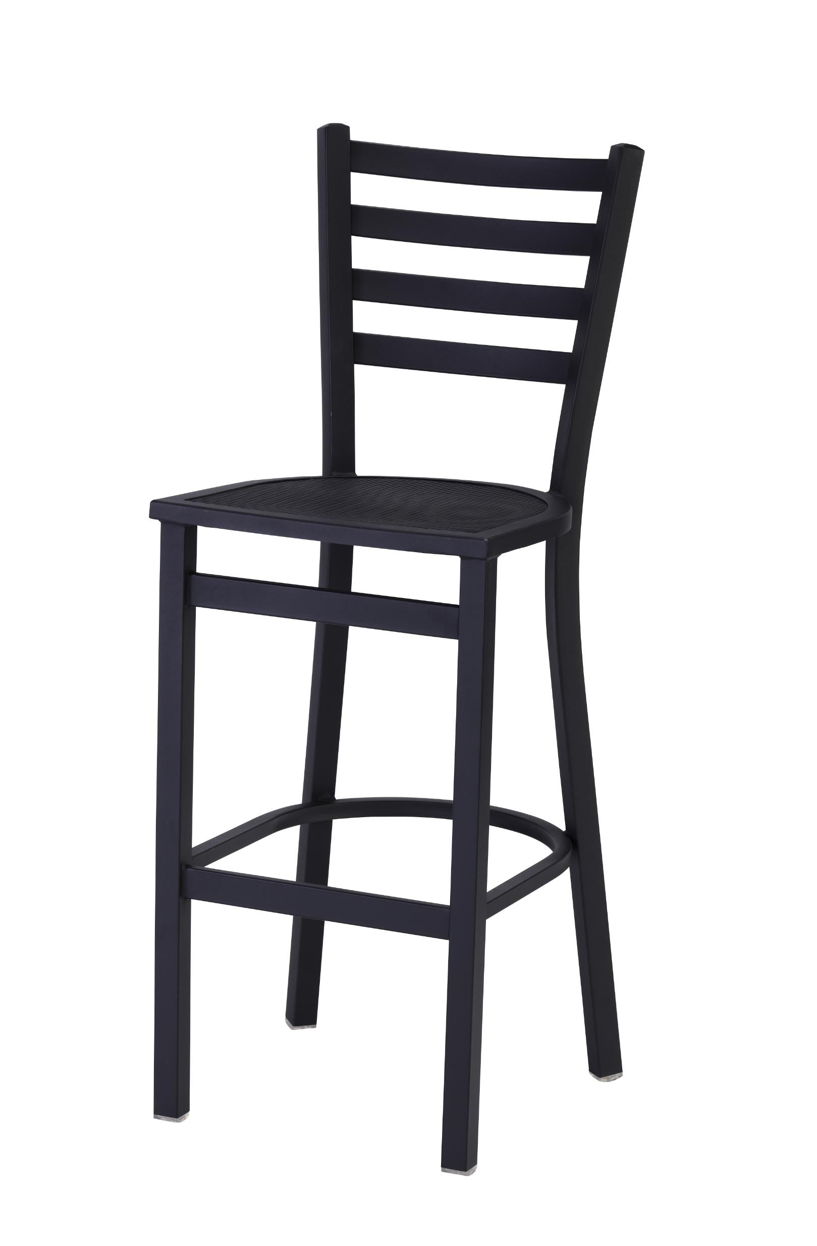 Holland Bar Stool Outdoor Jackie 25" Counter Stool with Black Wrinkle Finish