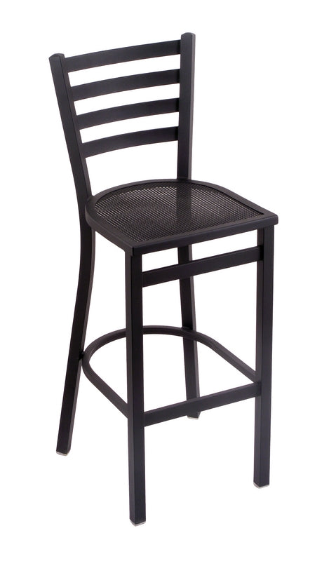 Holland Bar Stool Outdoor Jackie 25" Counter Stool with Black Wrinkle Finish
