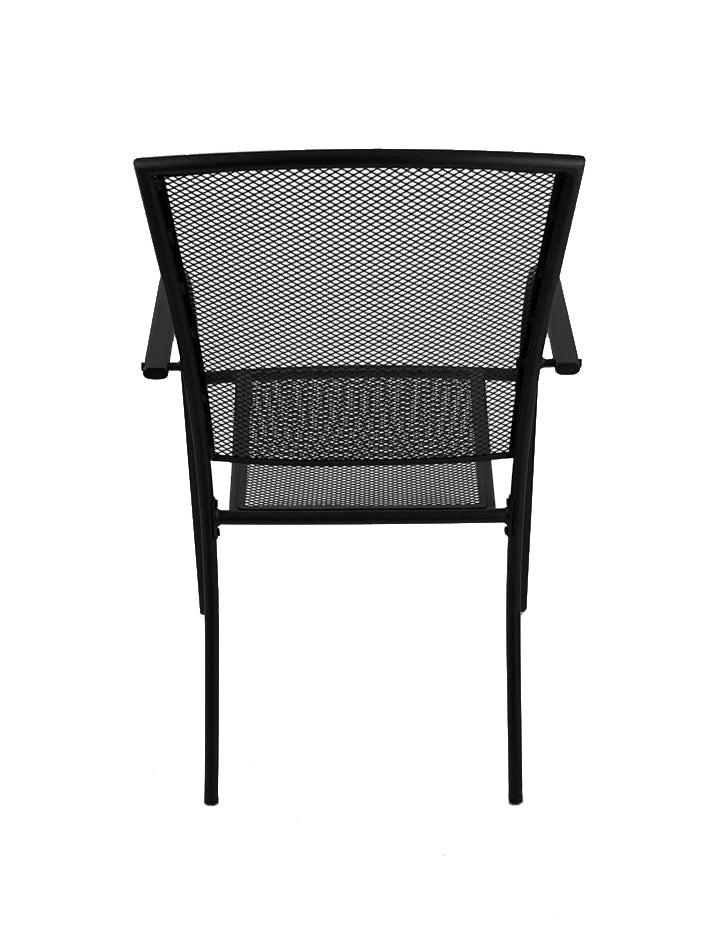 Holland Bar Stool Outdoor Willow 18" Chair with Black Wrinkle Finish