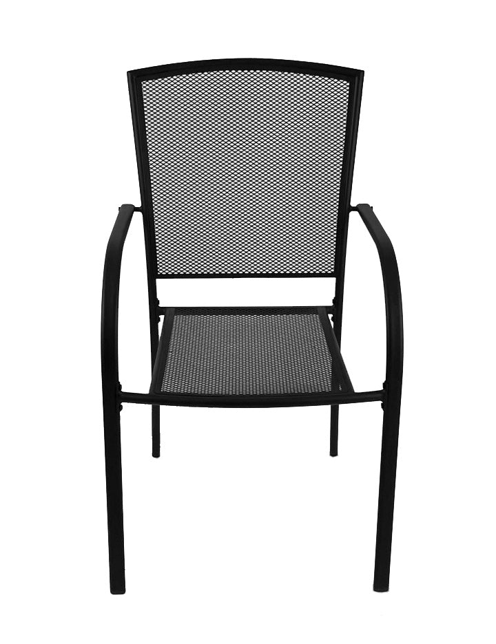 Holland Bar Stool Outdoor Willow 18" Chair with Black Wrinkle Finish