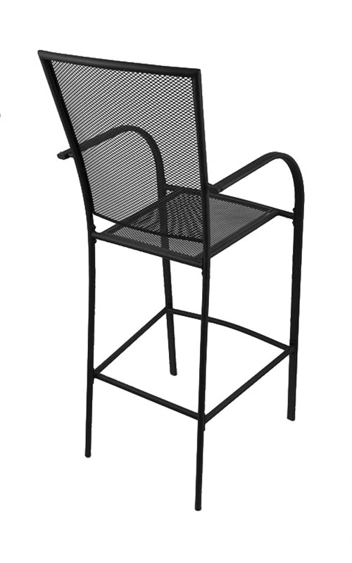 Holland Bar Stool Outdoor Willow 30" Bar Stool with Black Wrinkle Finish