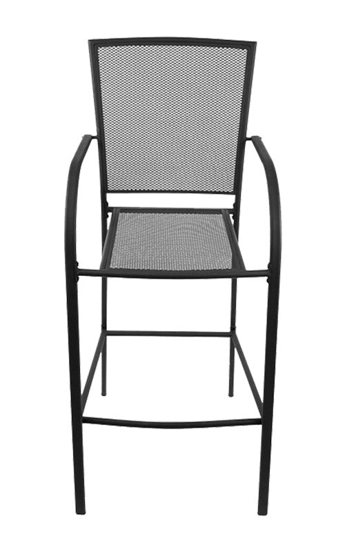Holland Bar Stool Outdoor Willow 30" Bar Stool with Black Wrinkle Finish
