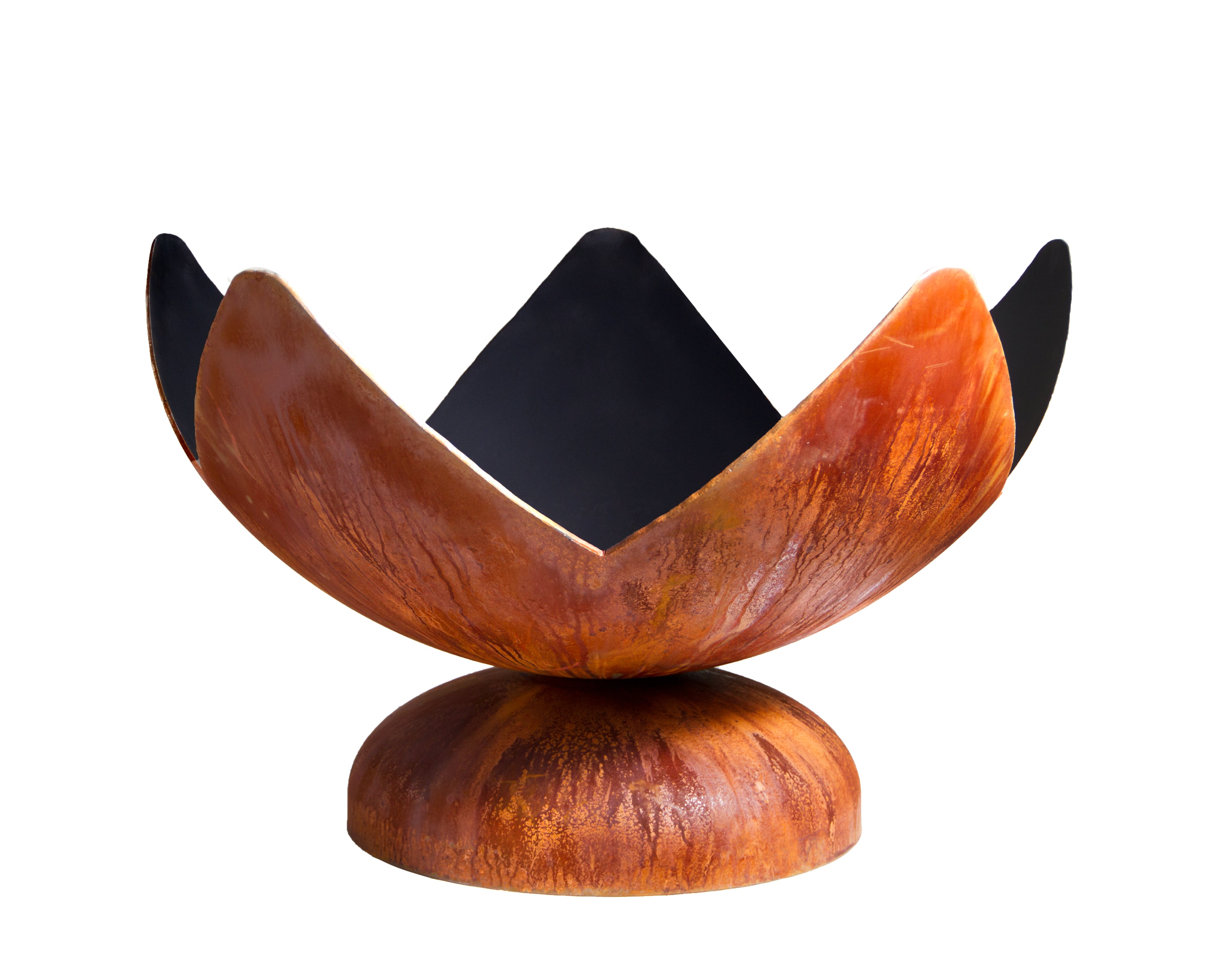 Ohio Flame Fire Flower Artisan Steel Fire Bowl