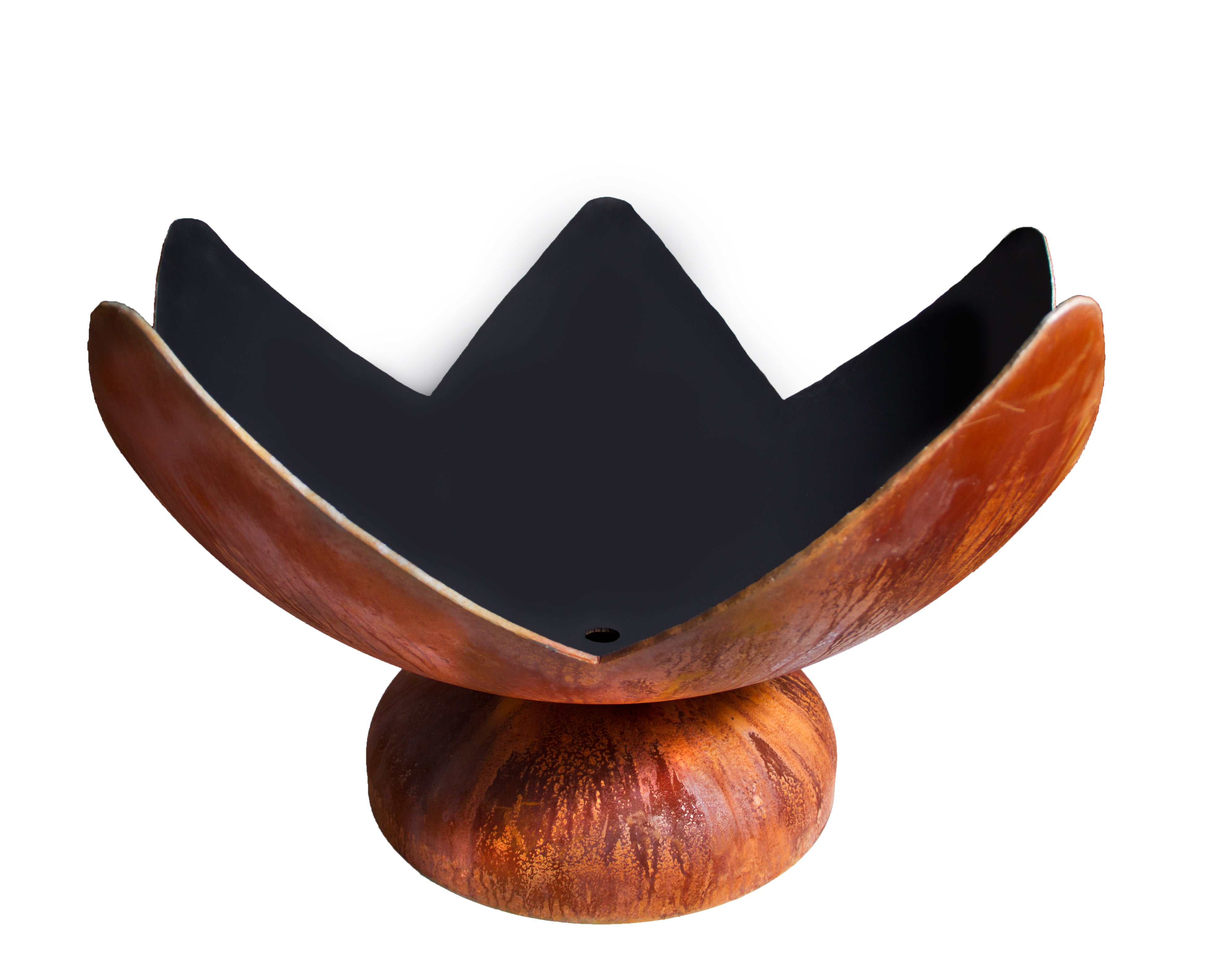 Ohio Flame Fire Flower Artisan Steel Fire Bowl