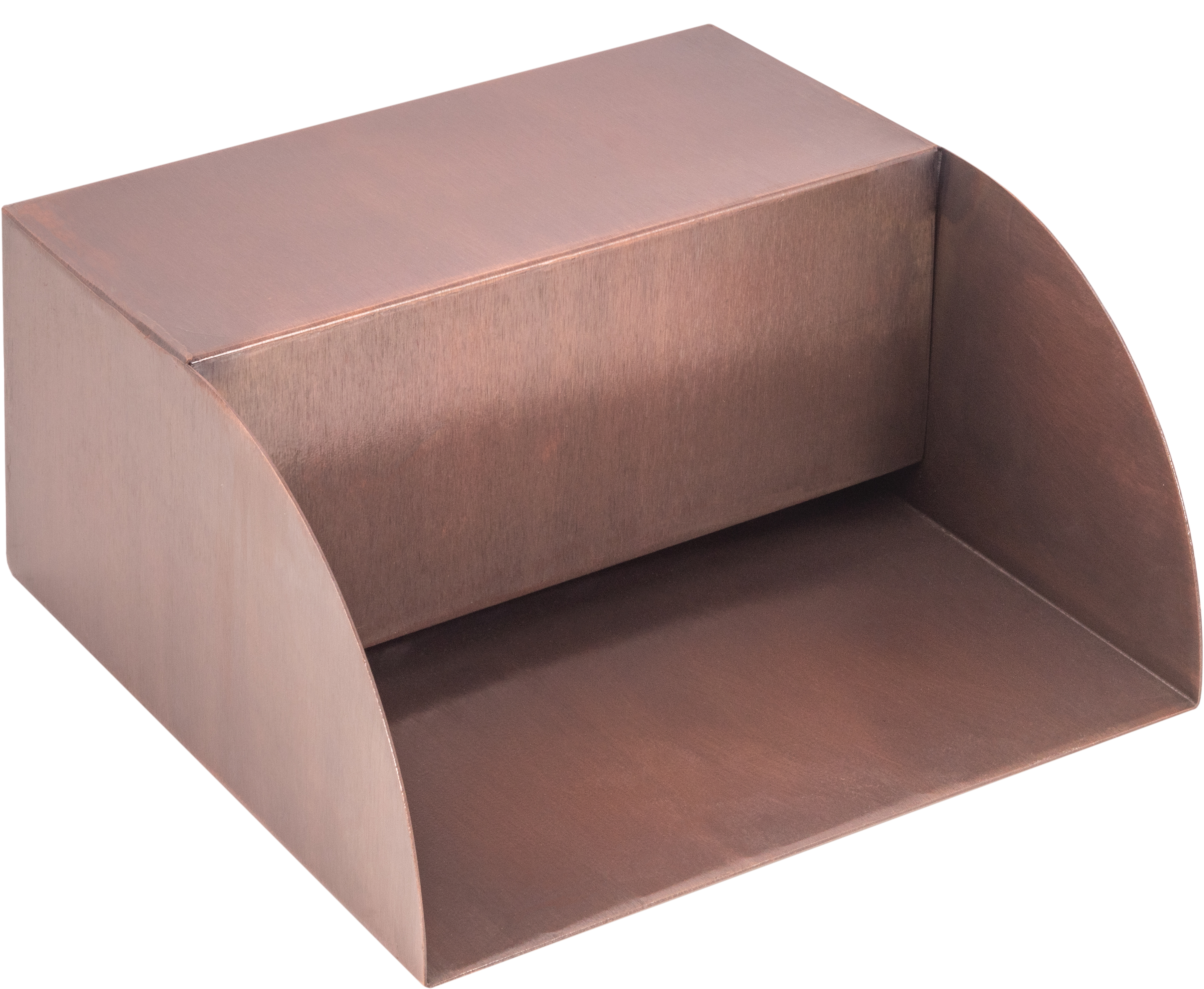 The Outdoor Plus Radius Scupper - Copper