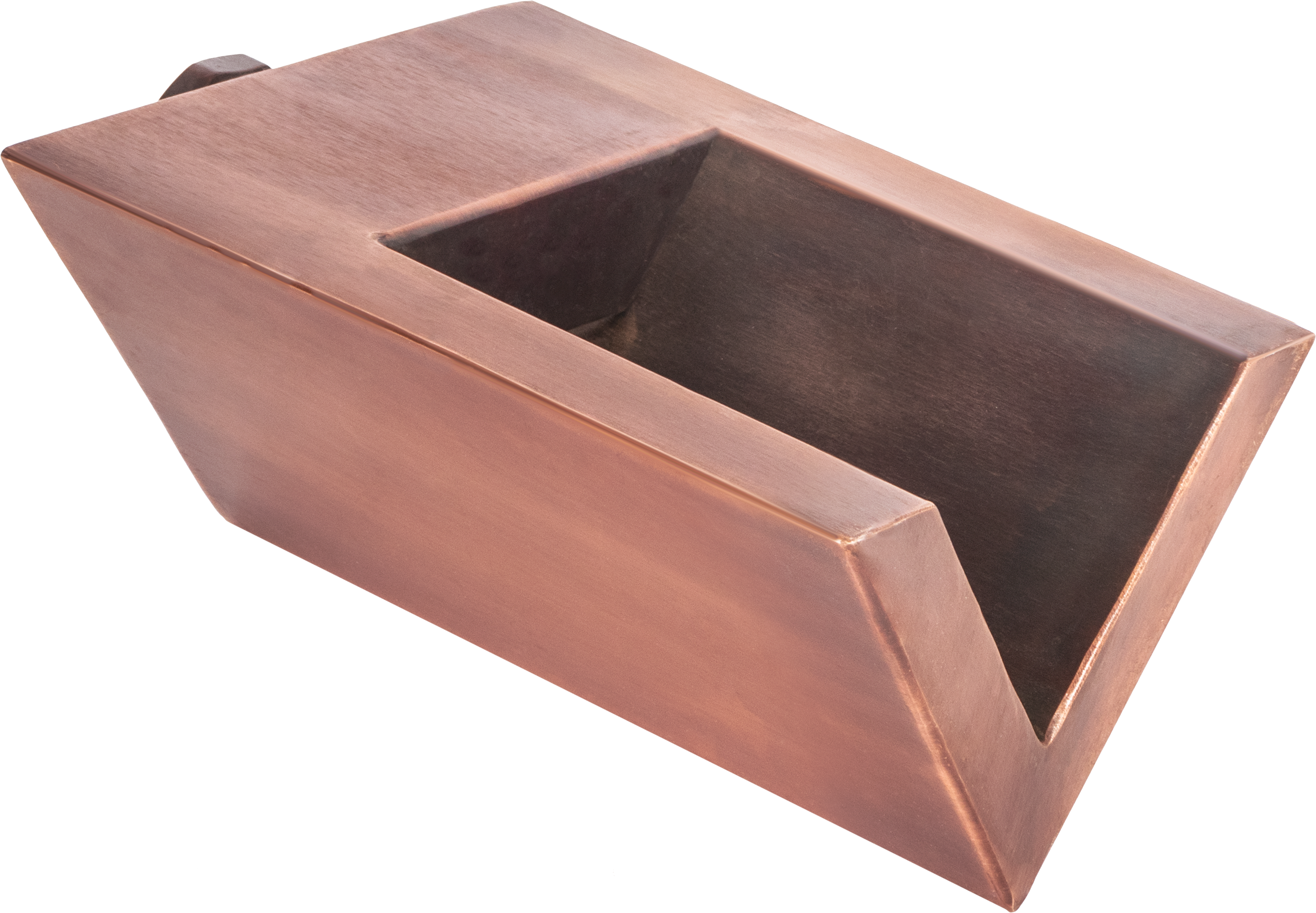 The Outdoor Plus V-Shaped Scupper - Copper