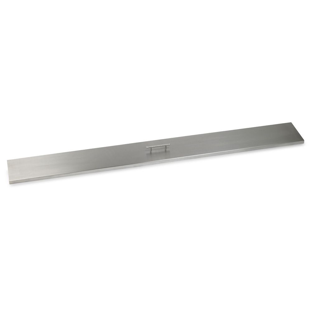 American Fire Products Linear Stainless Steel Drop-In Fire Pit Pan Cover