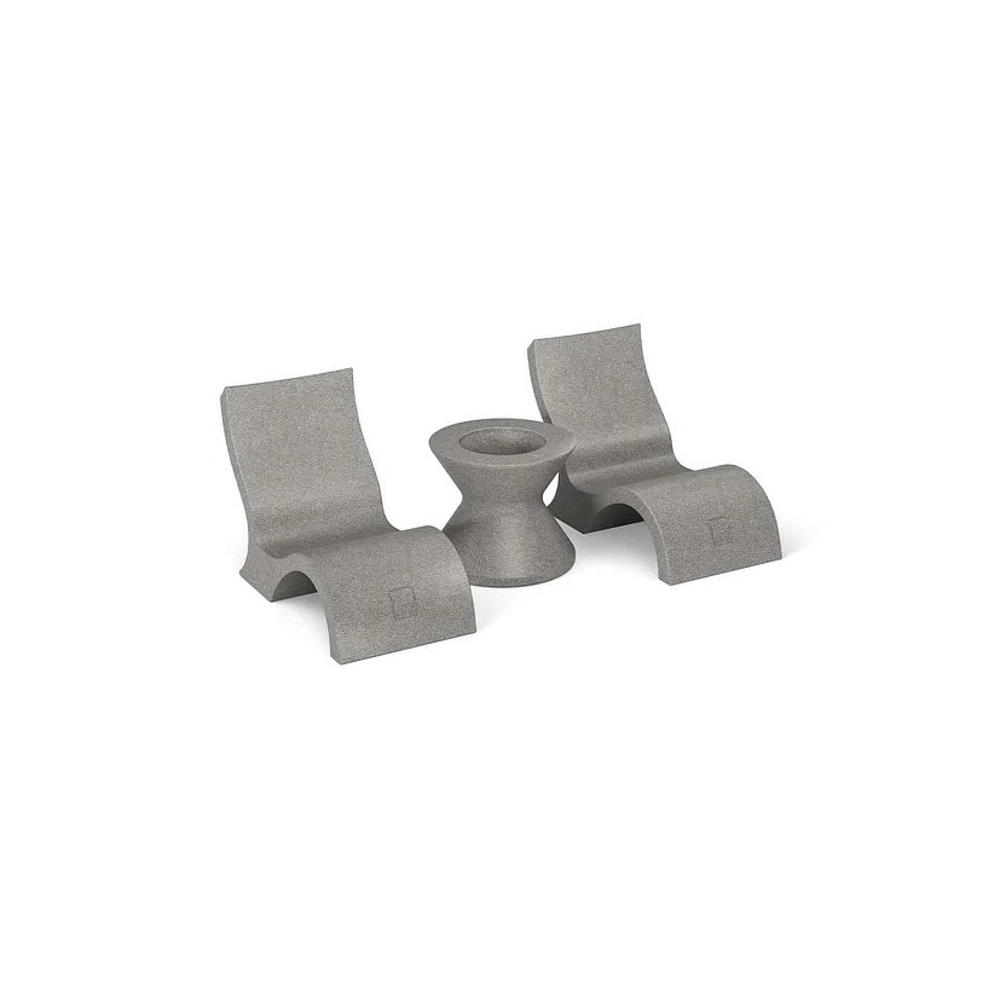 Signature Lowback Chair and Side Table In-Pool Set