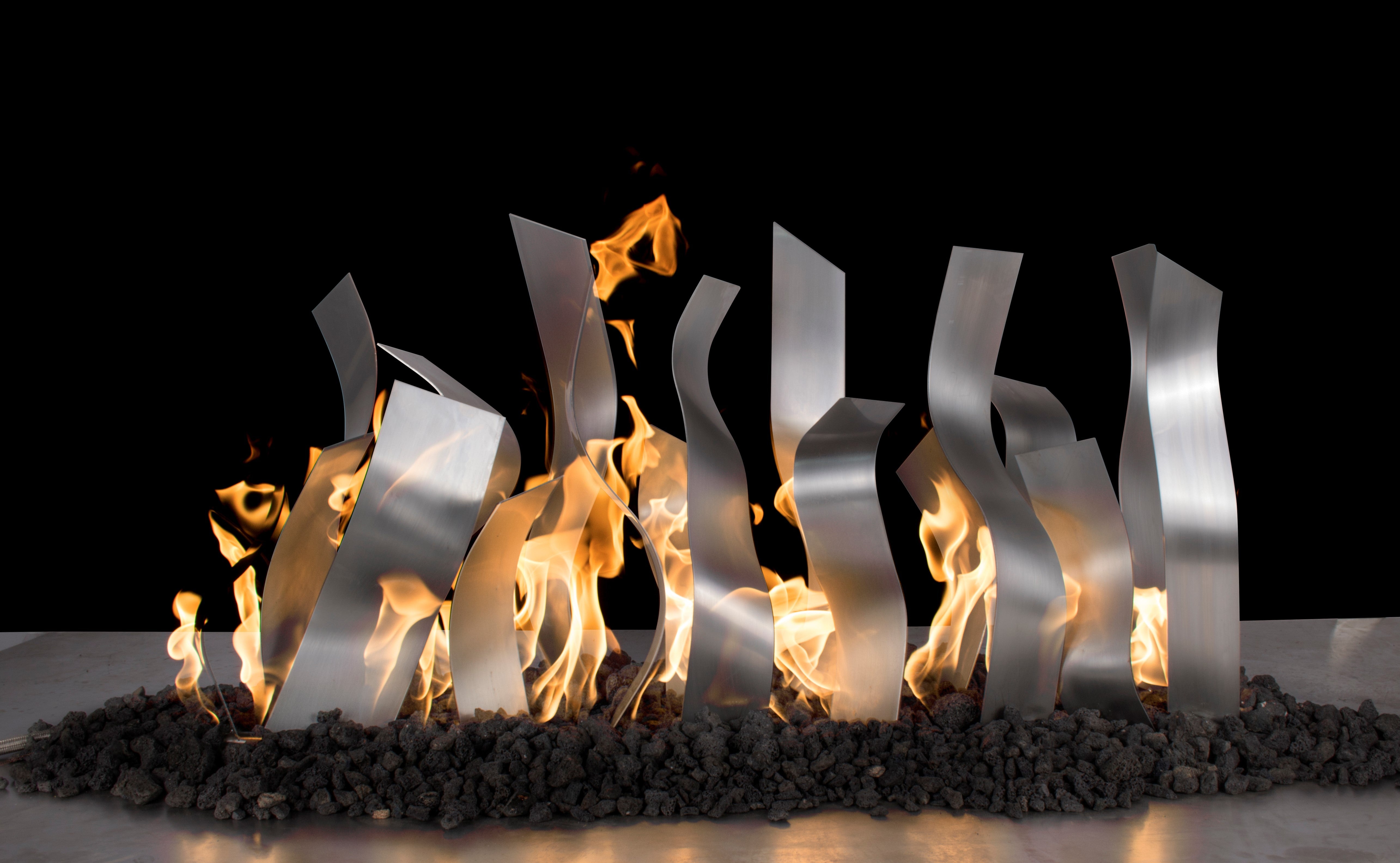 The Outdoor Plus Stainless Steel Tangled Fireplace Burner - Backyard Ember