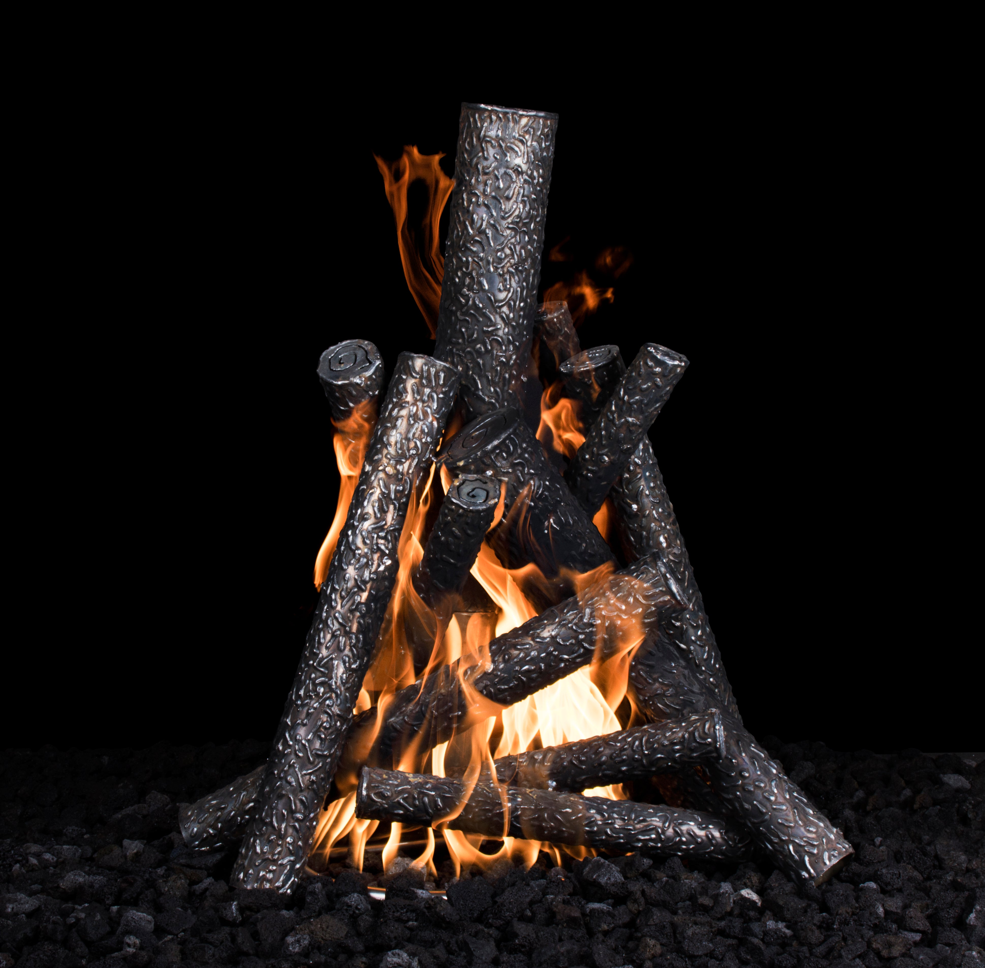 The Outdoor Plus Steel Fire Pit Log Pile 19" - Backyard Ember