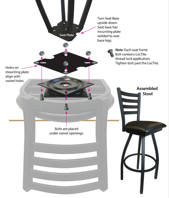 Holland Bar Stool 25" Contessa Stainless Steel Swivel Outdoor Counter Stool