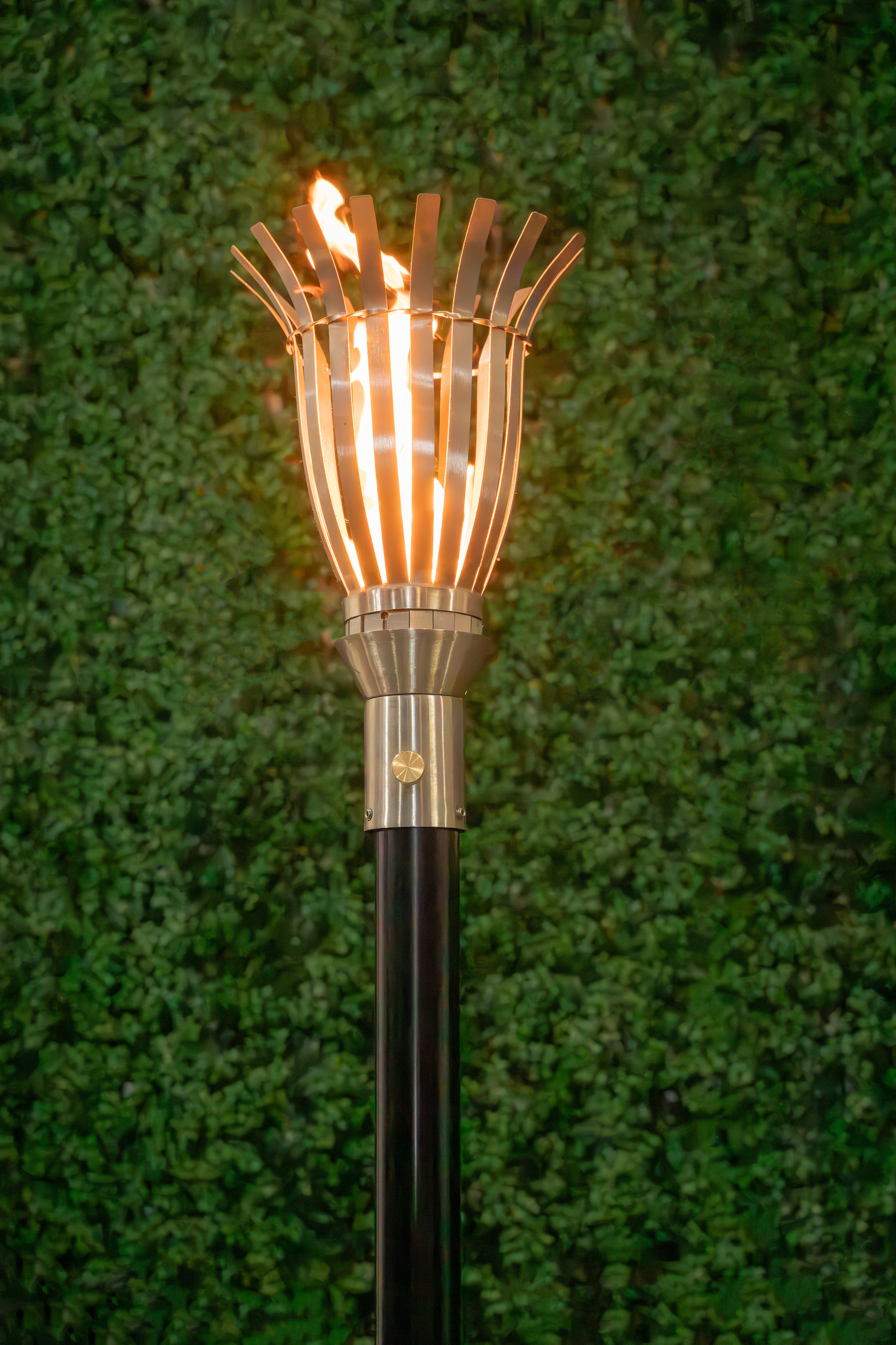 The Outdoor Plus Basket Torch - Stainless Steel - Backyard Ember