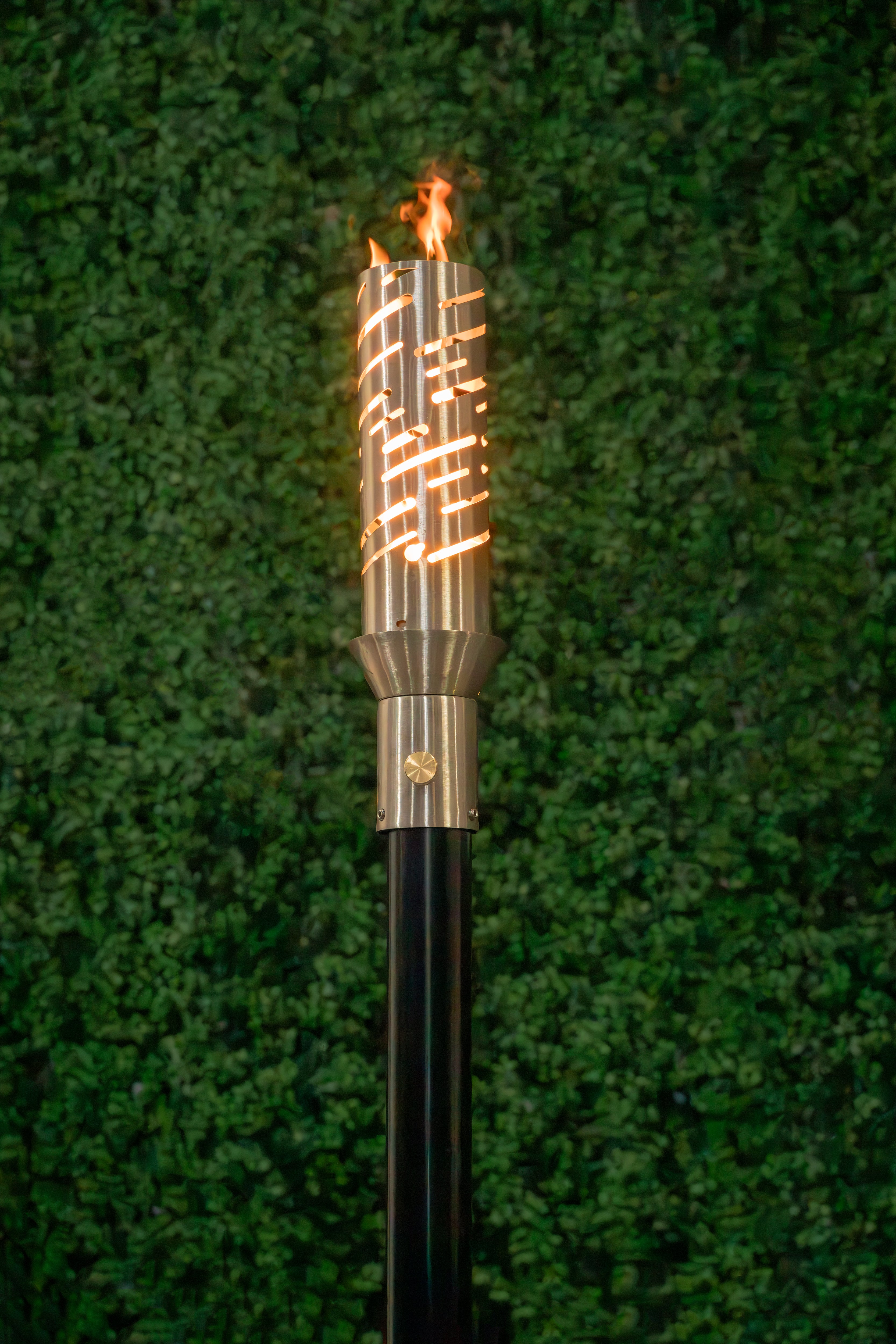 The Outdoor Plus Comet Torch  - Stainless Steel - Backyard Ember